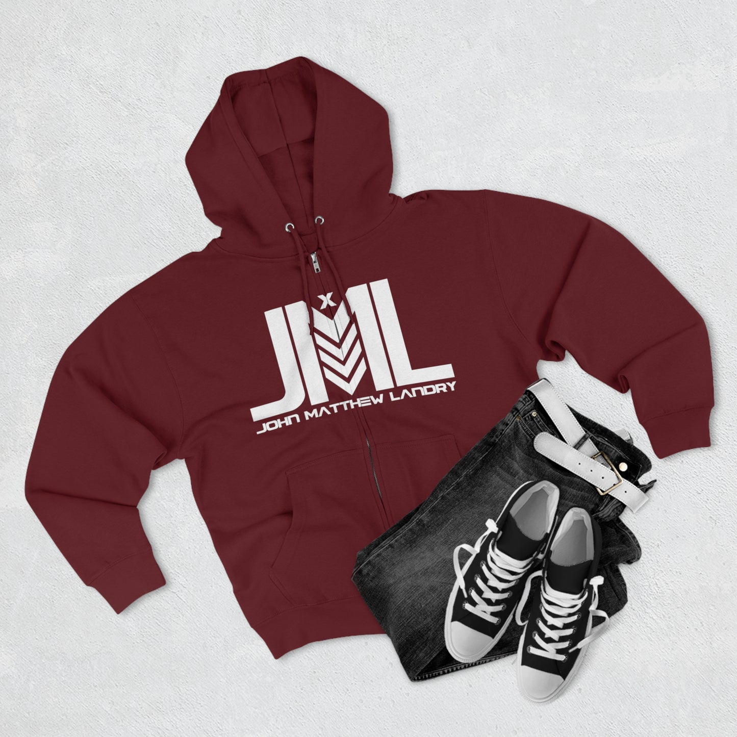 JML Unisex Premium Full Zip Hoodie
