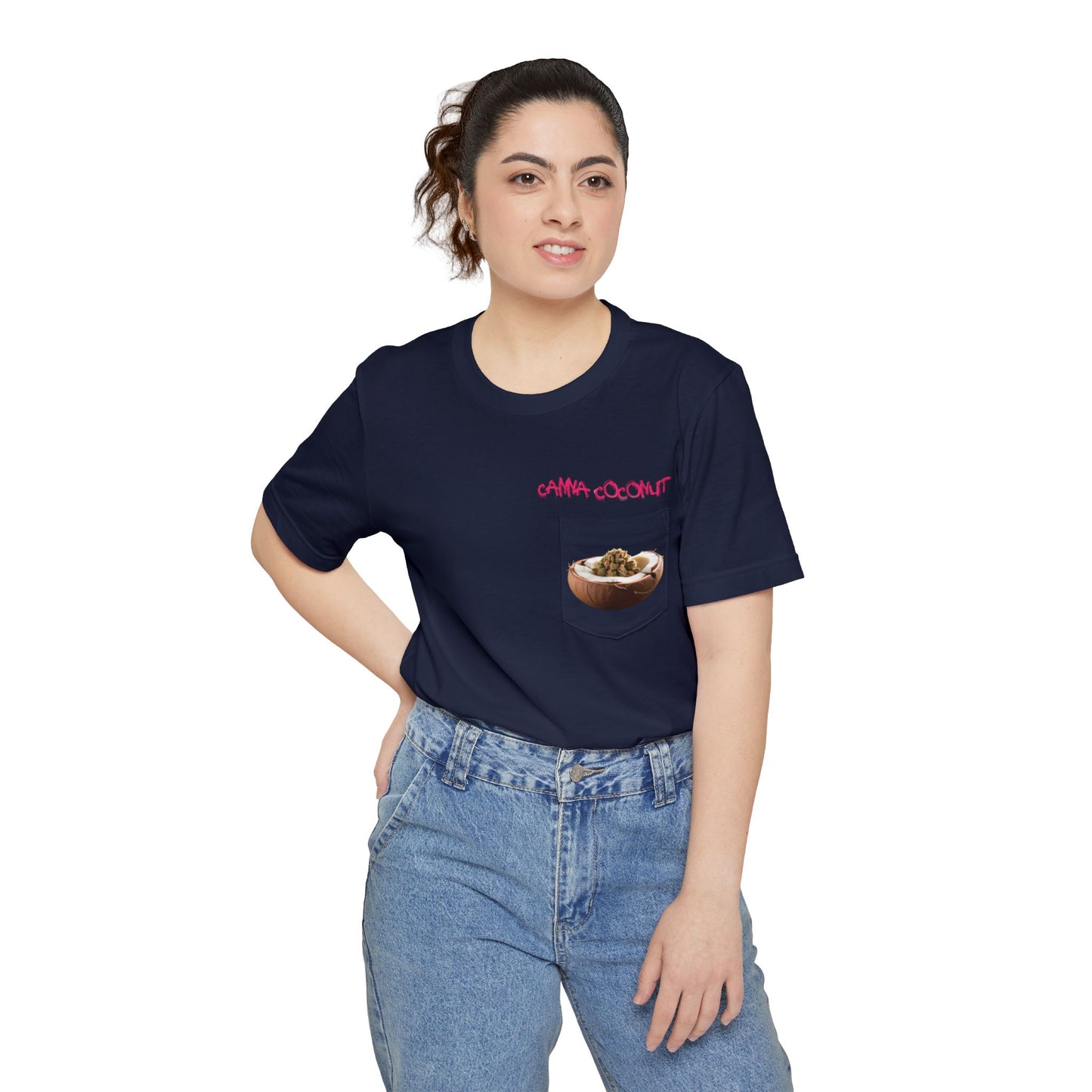 "Canna Coconut" Pocket Tee