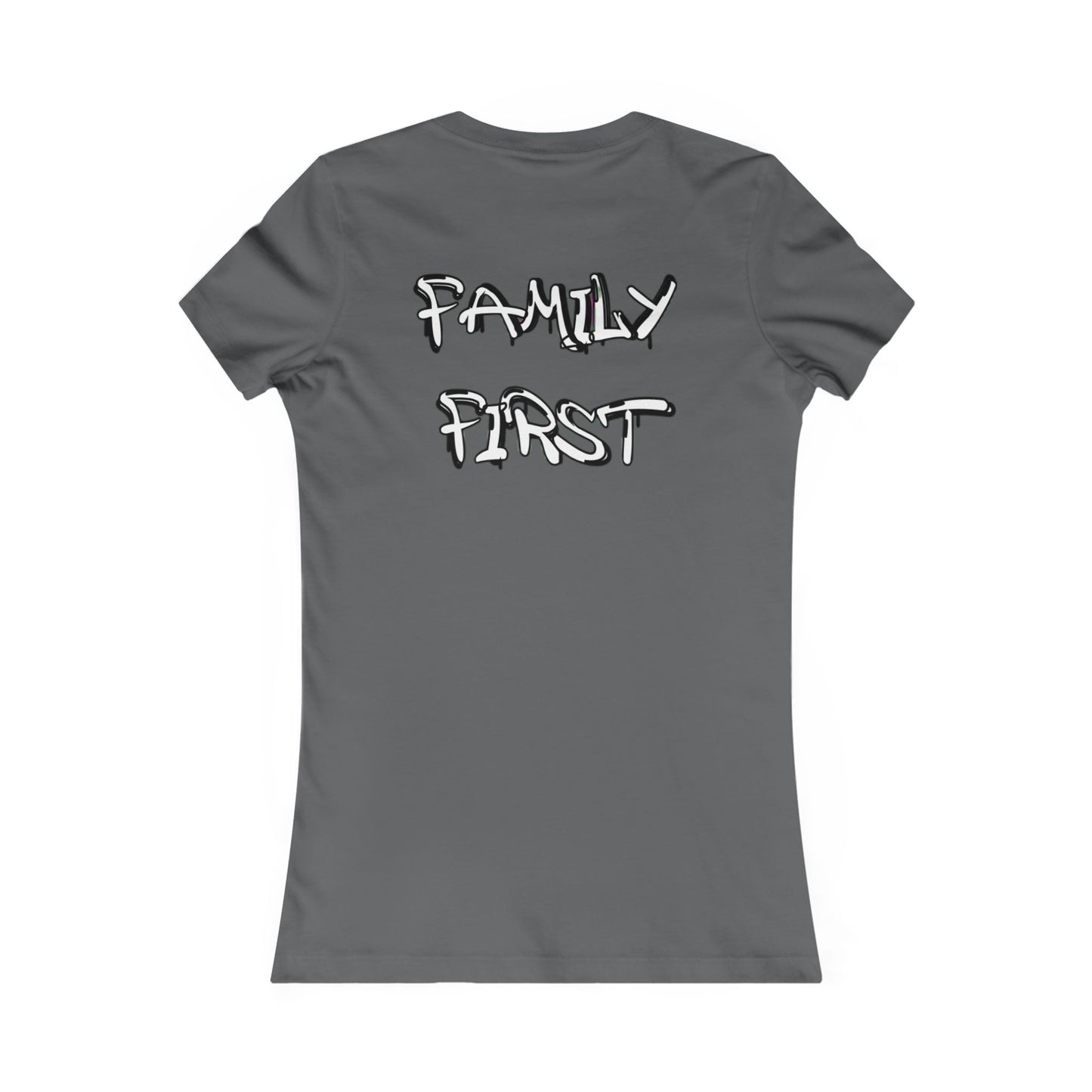 "Family First" Women's Fitted Tee