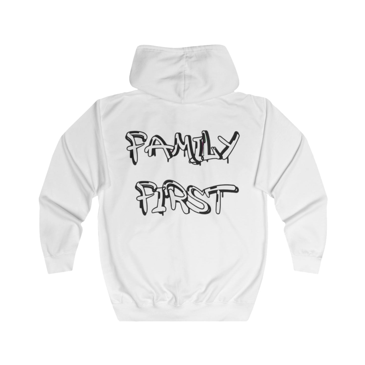 "Family First" Zip Up Hoodie