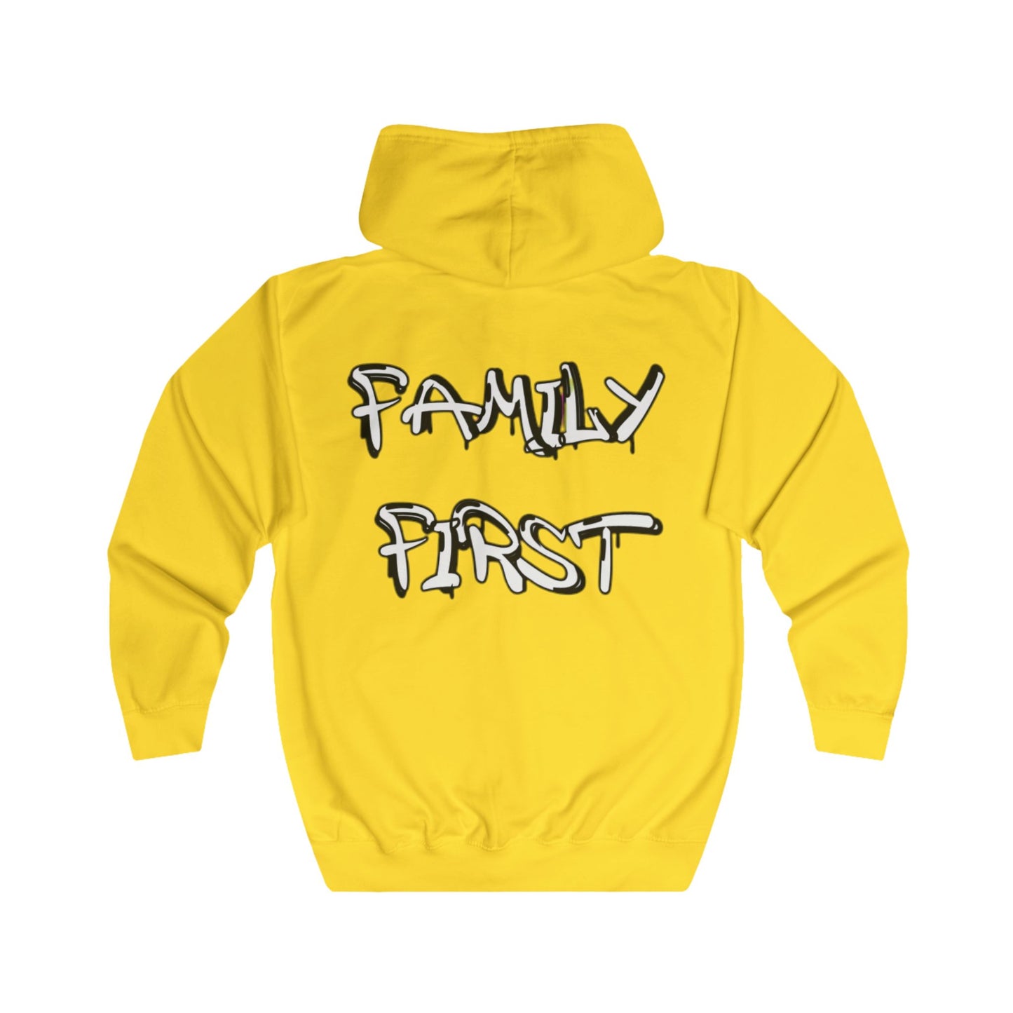 "Family First" Zip Up Hoodie