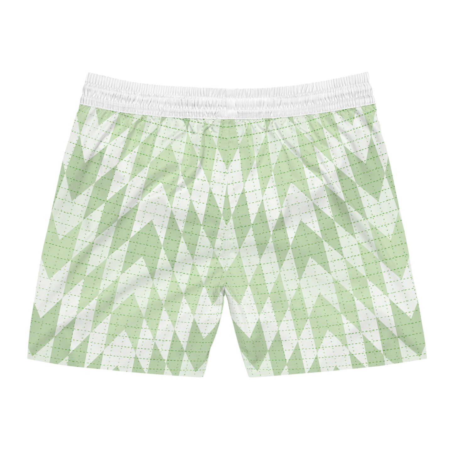 "Blotter" Men's Mid-Length Swim Shorts (AOP)