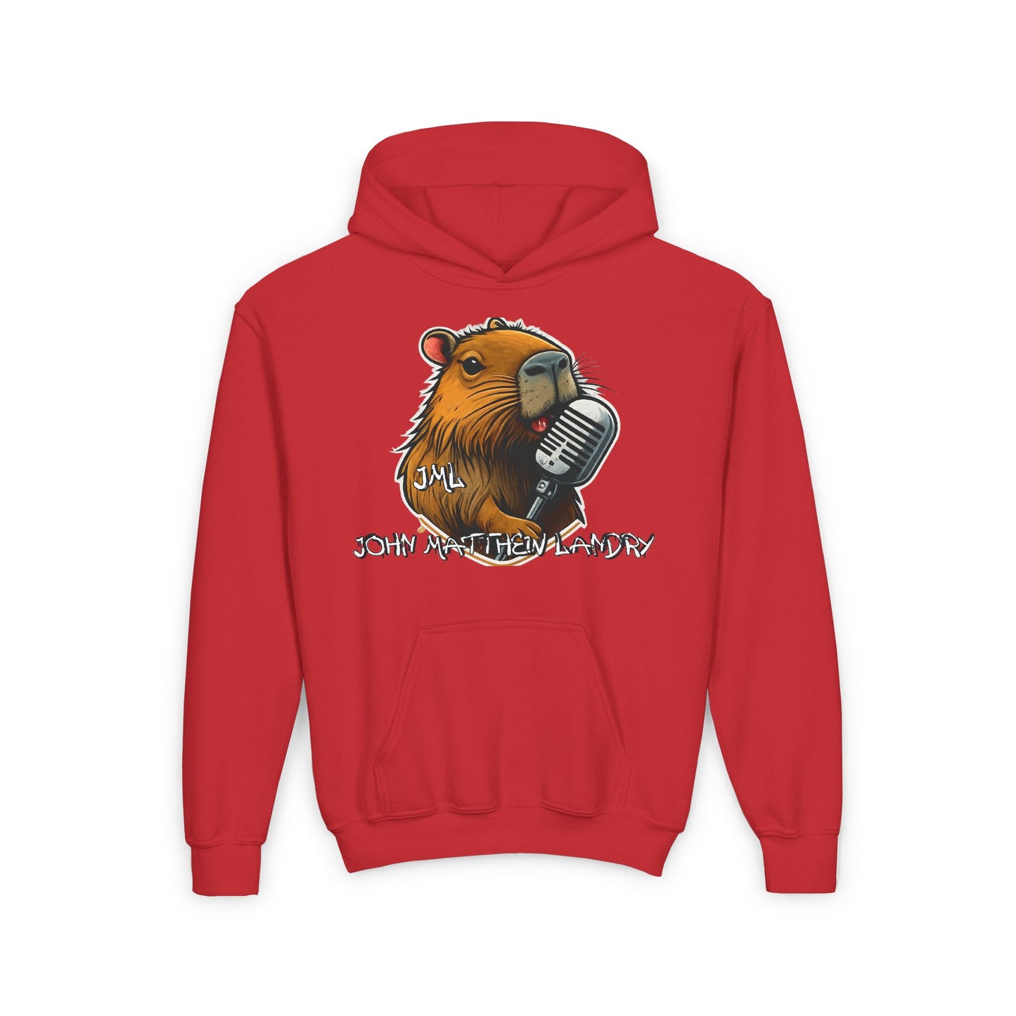 "Canta Capybara" Youth Pullover Hoodie