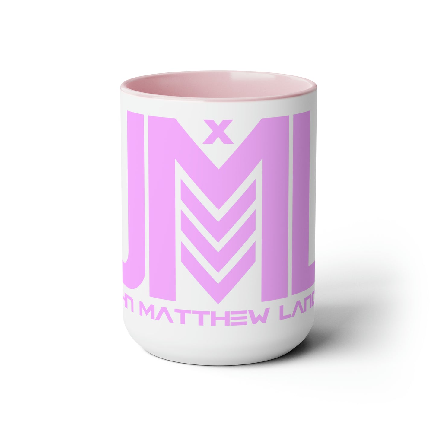 JML "Blotter" Two-Tone Coffee Mugs, 15oz