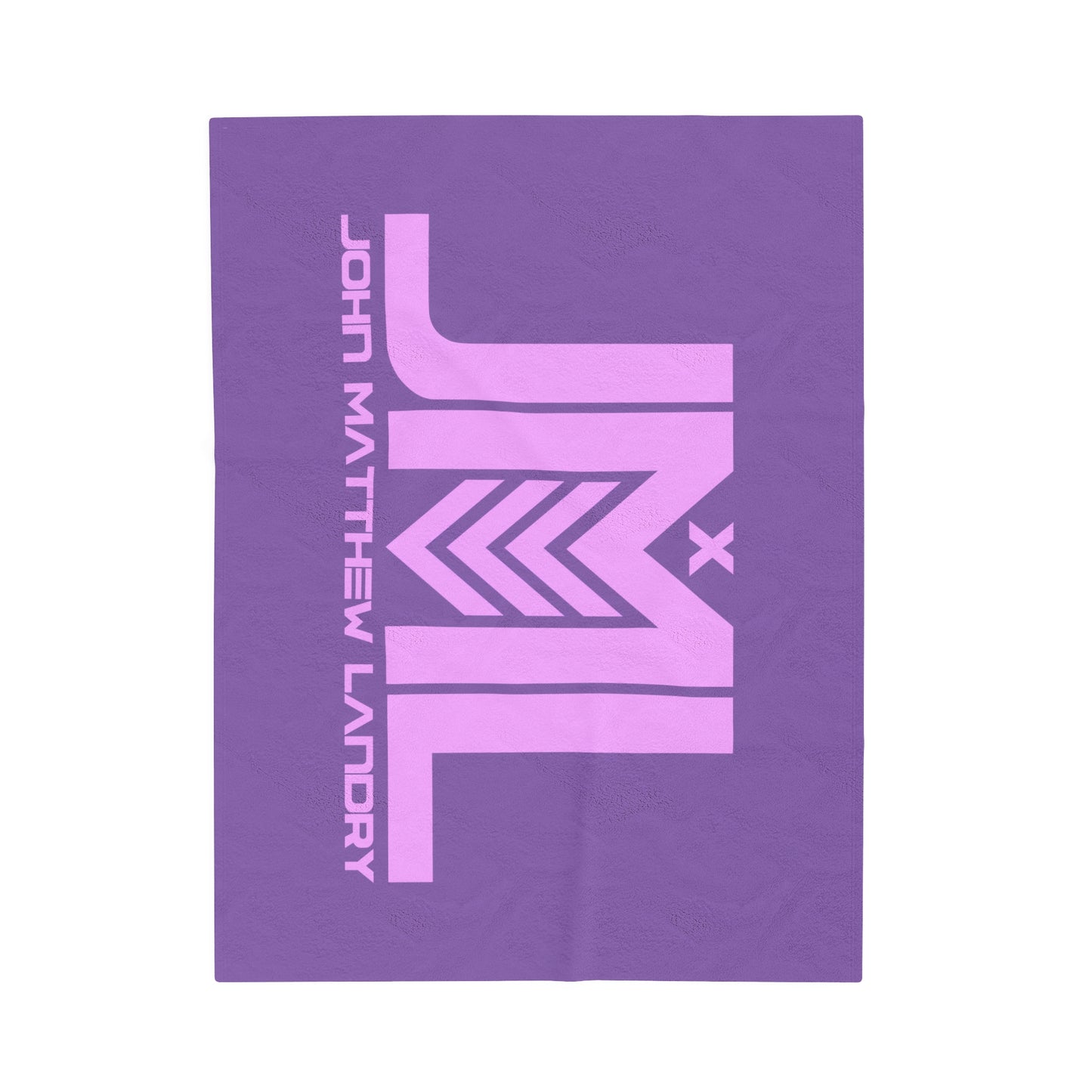 Purple/Pink JML Velveteen Plush Blanket