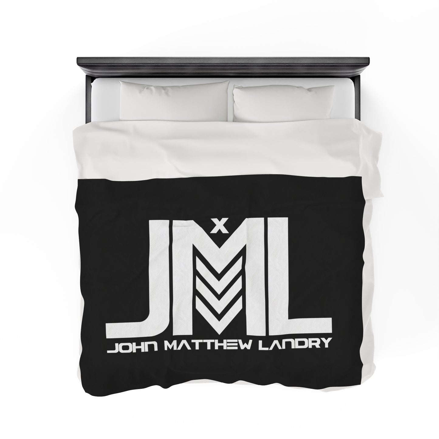 Black JML Velveteen Plush Blanket