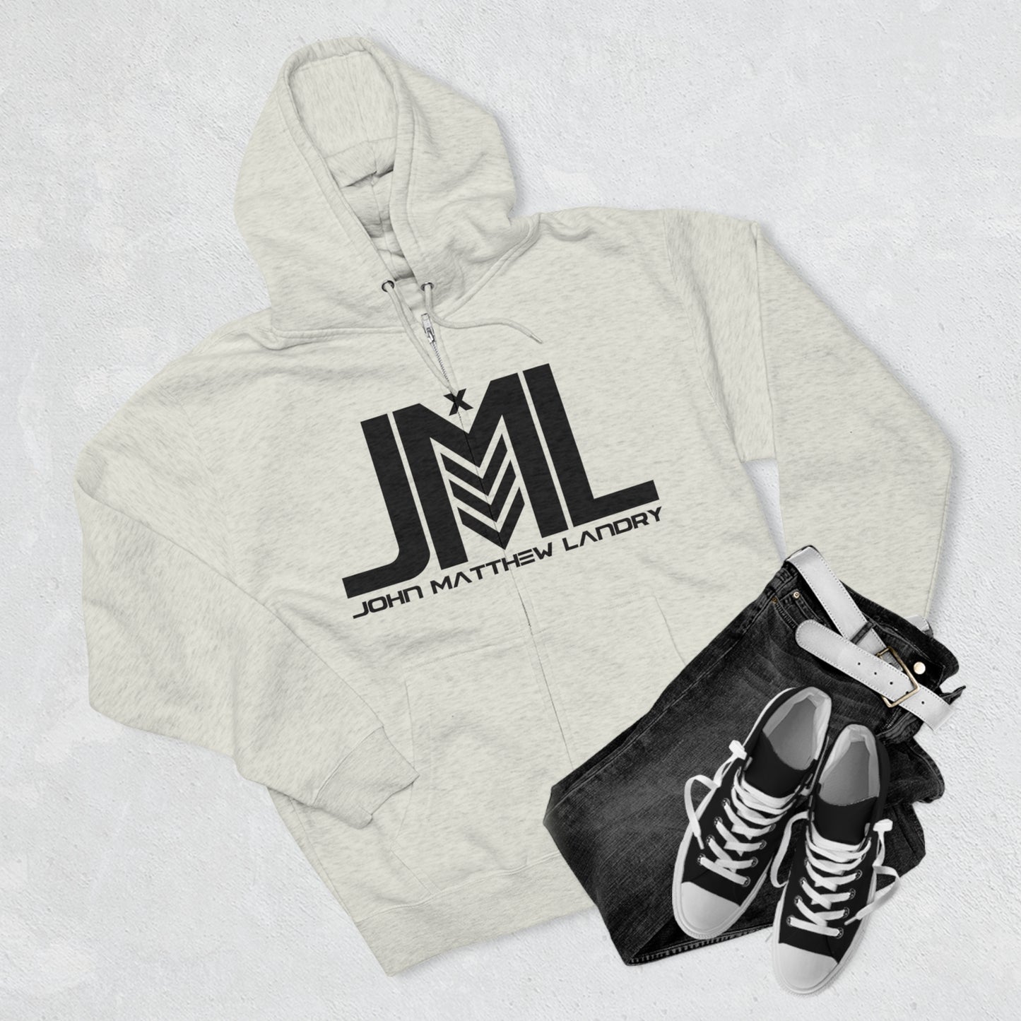JML Unisex Premium Full Zip Hoodie
