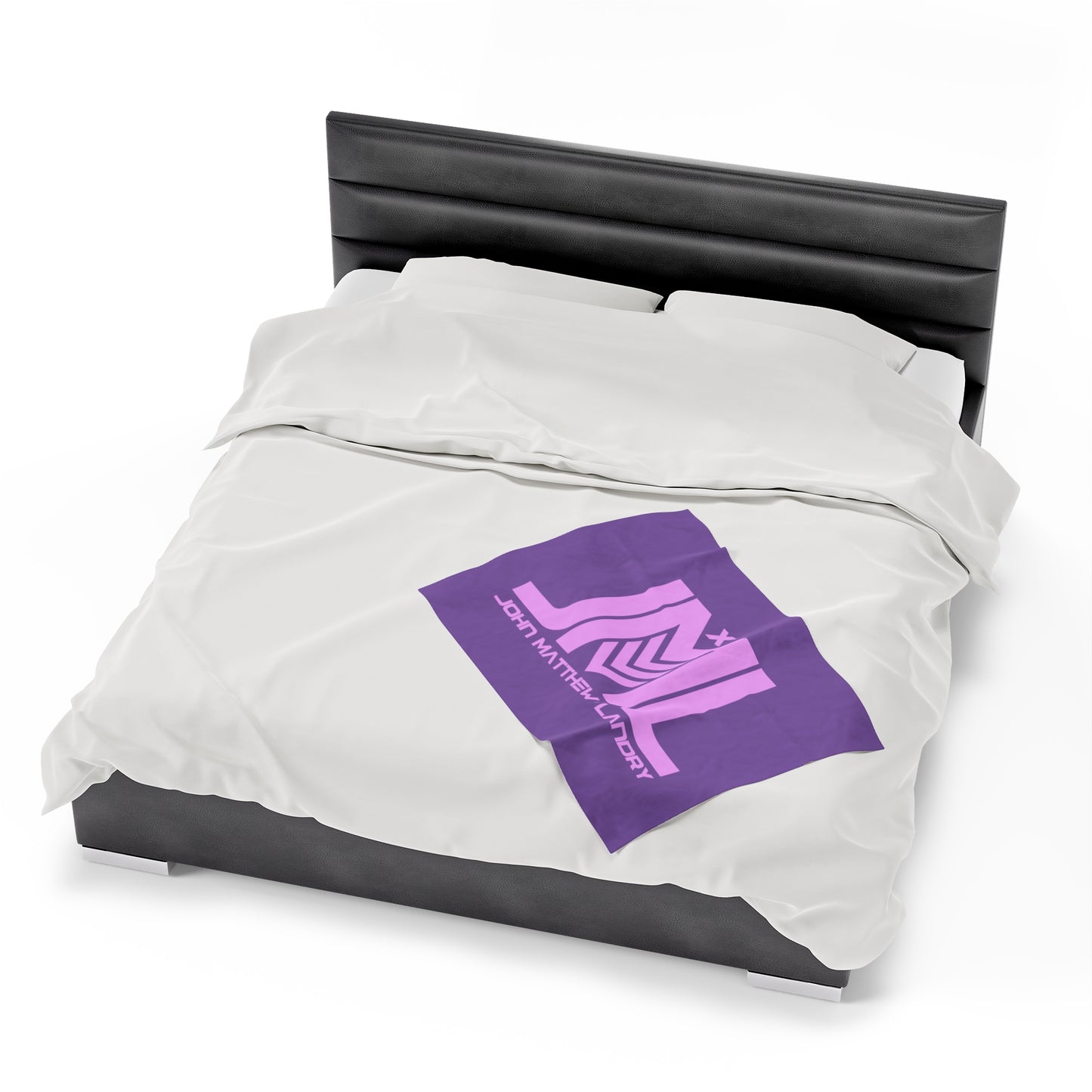 Purple/Pink JML Velveteen Plush Blanket