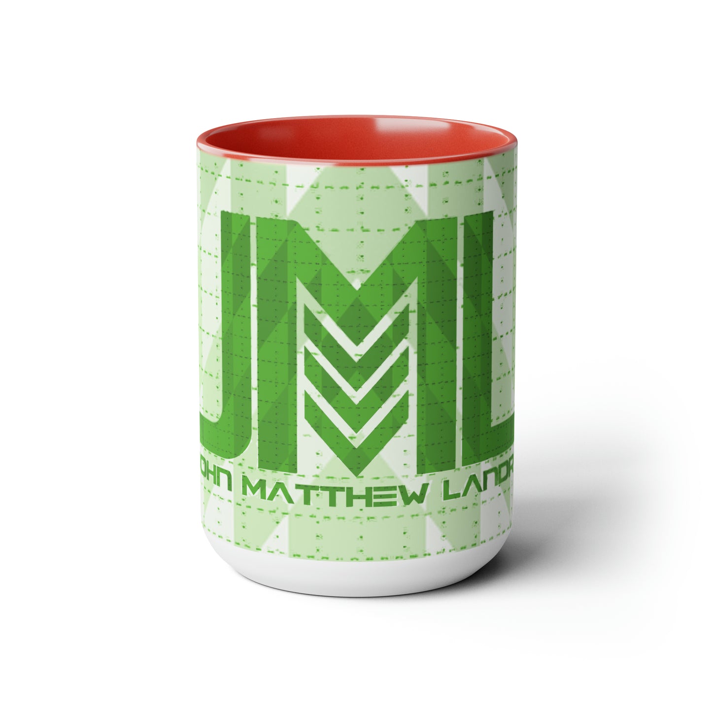 JML "Blotter" Two-Tone Coffee Mugs, 15oz