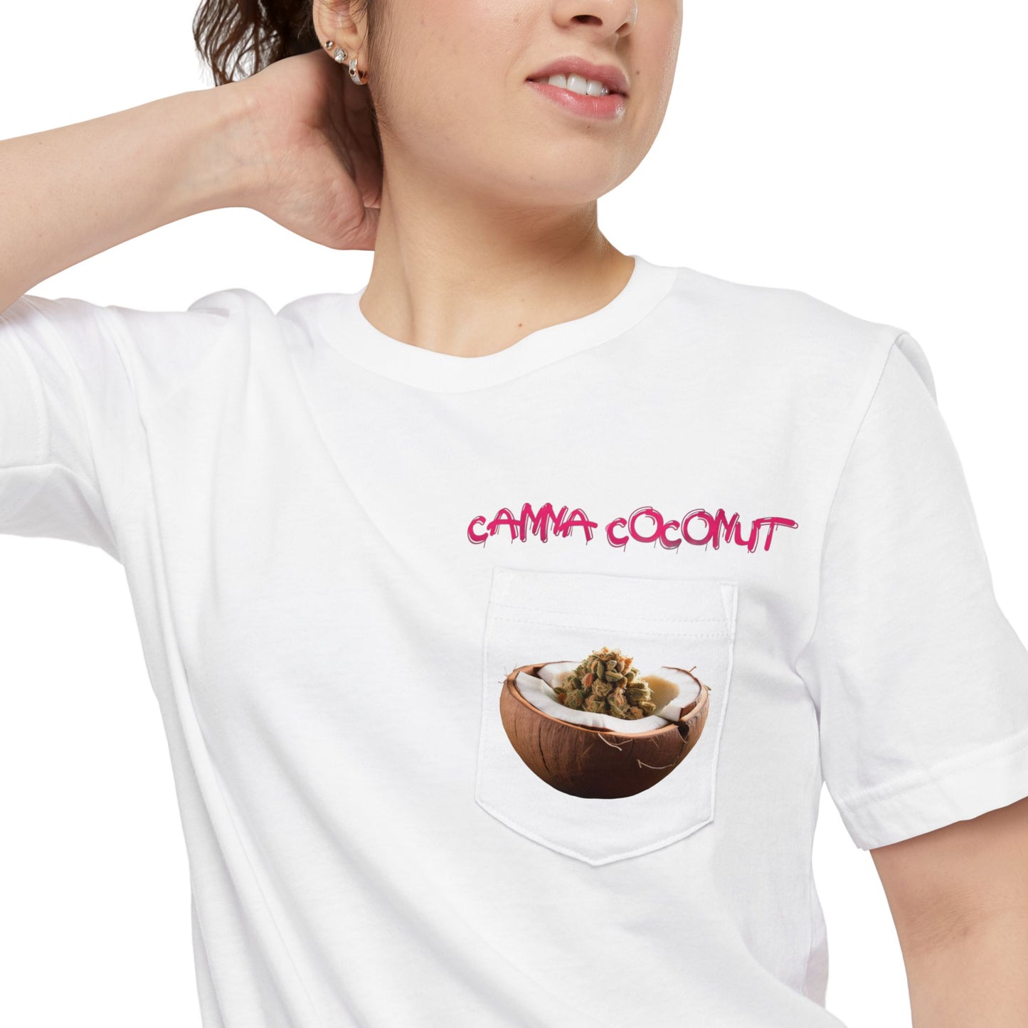 "Canna Coconut" Pocket Tee