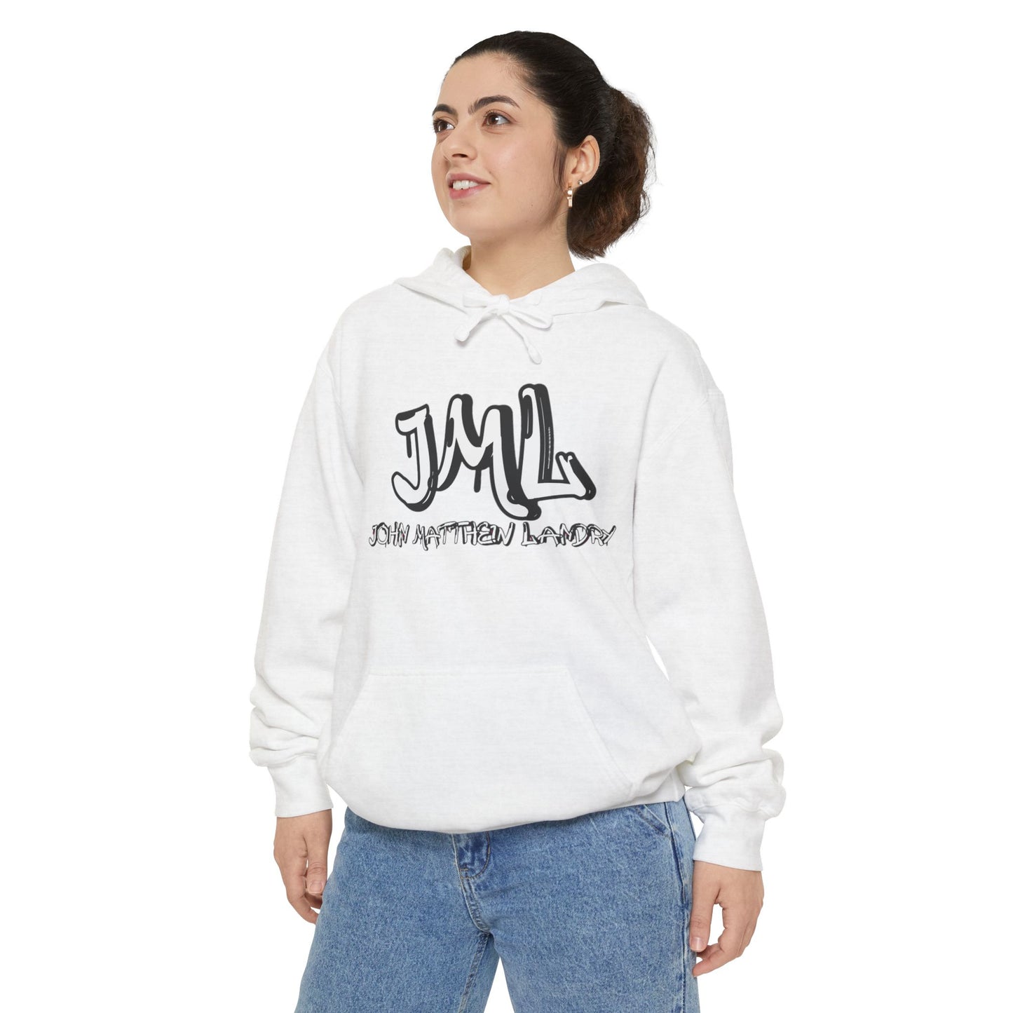 Unisex "JML" Garment-Dyed Hoodie