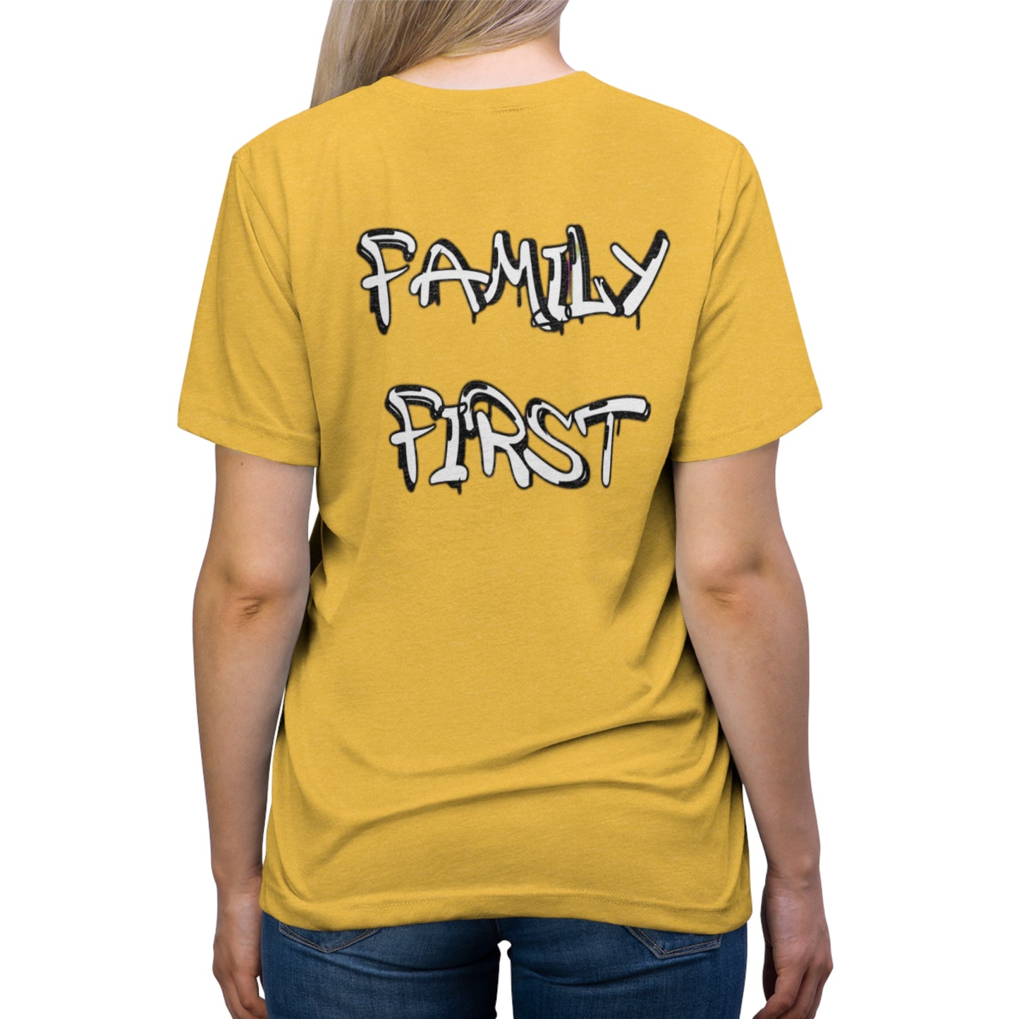"Family First" Unisex Tri-Blend Tee