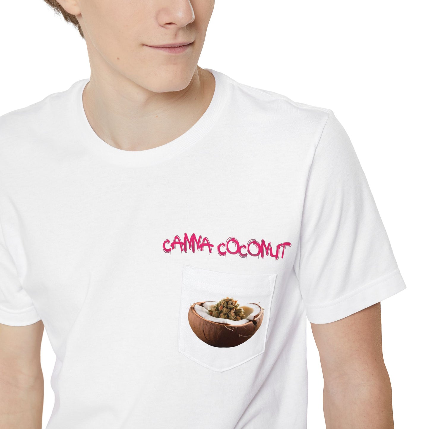 "Canna Coconut" Pocket Tee