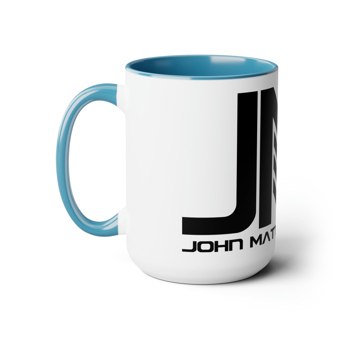 JML "Blotter" Two-Tone Coffee Mugs, 15oz
