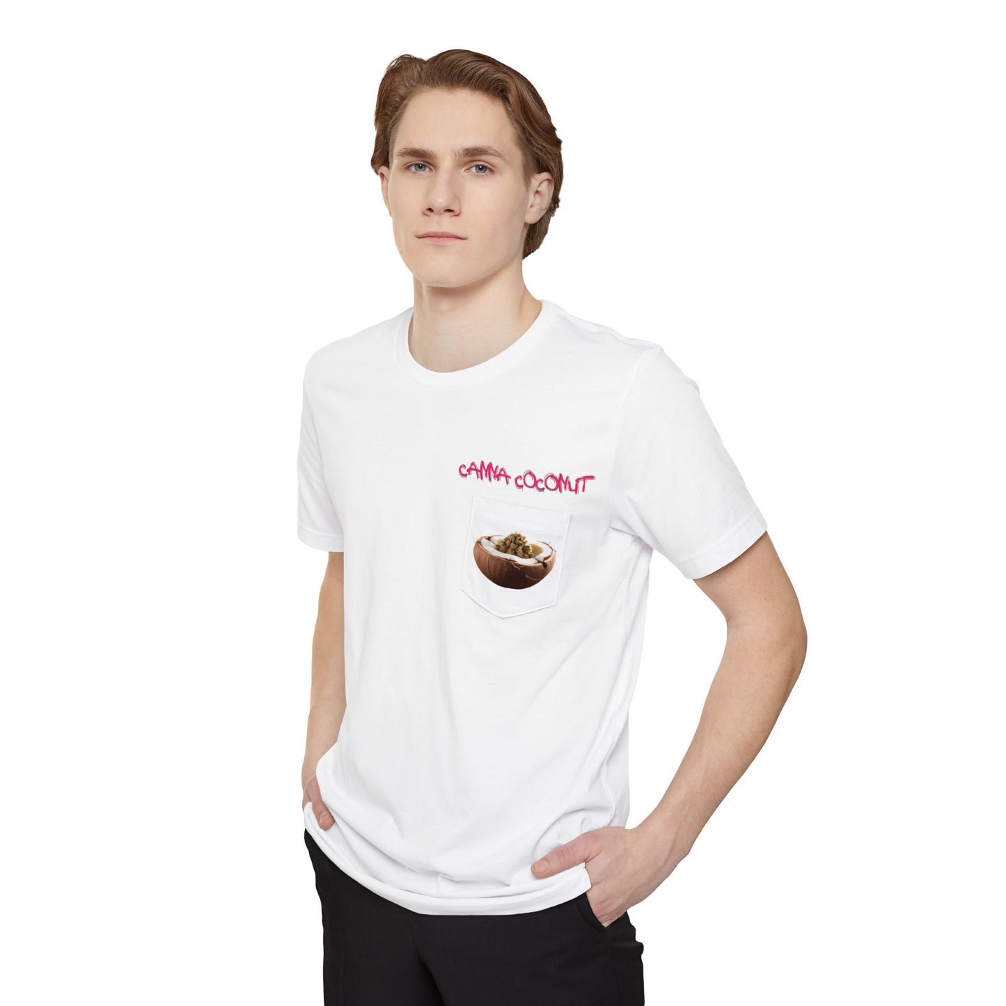 "Canna Coconut" Pocket Tee