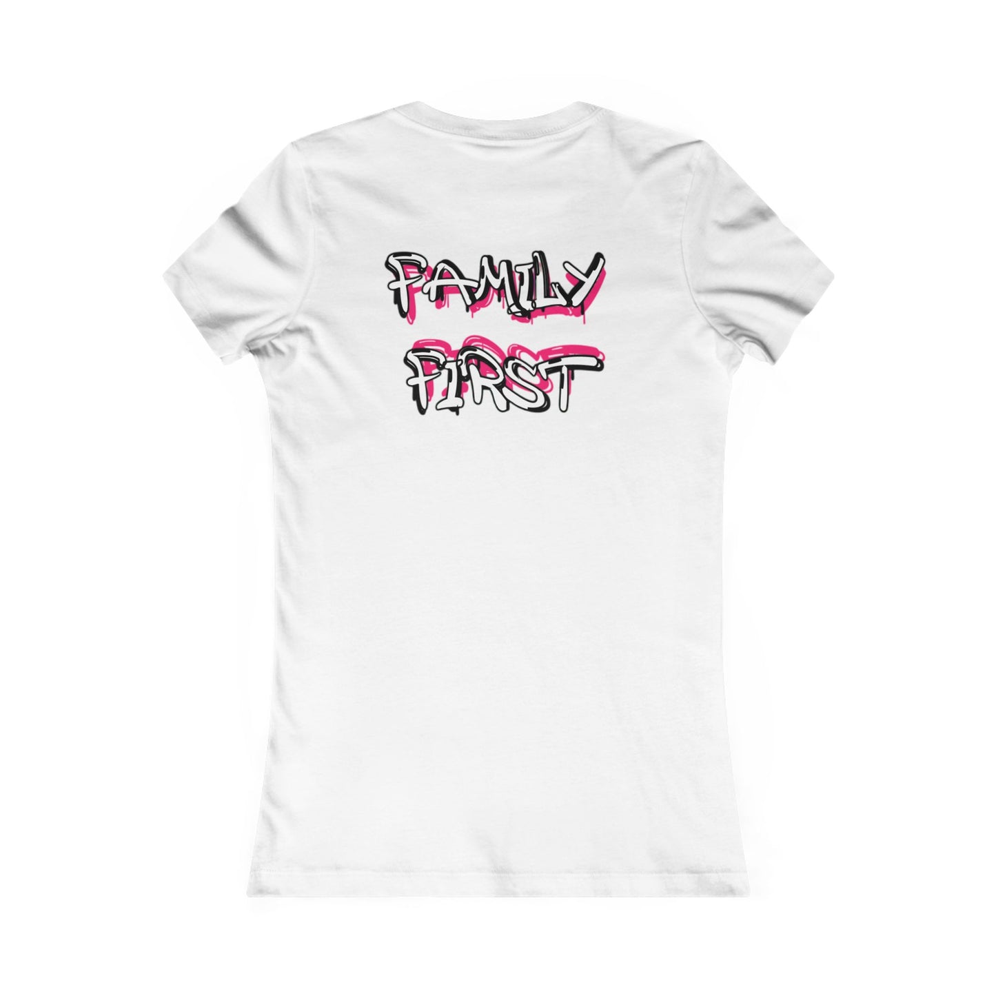 "Family First" Women's Fitted Tee