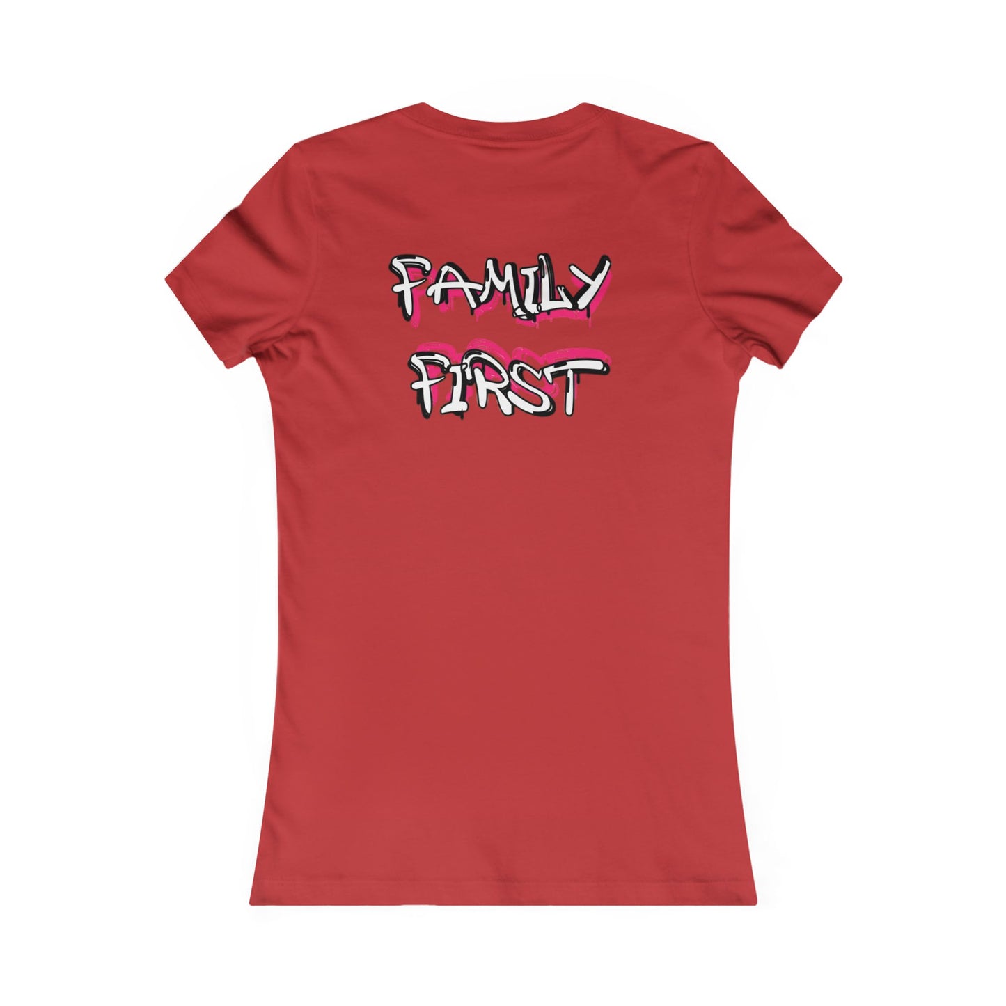 "Family First" Women's Fitted Tee