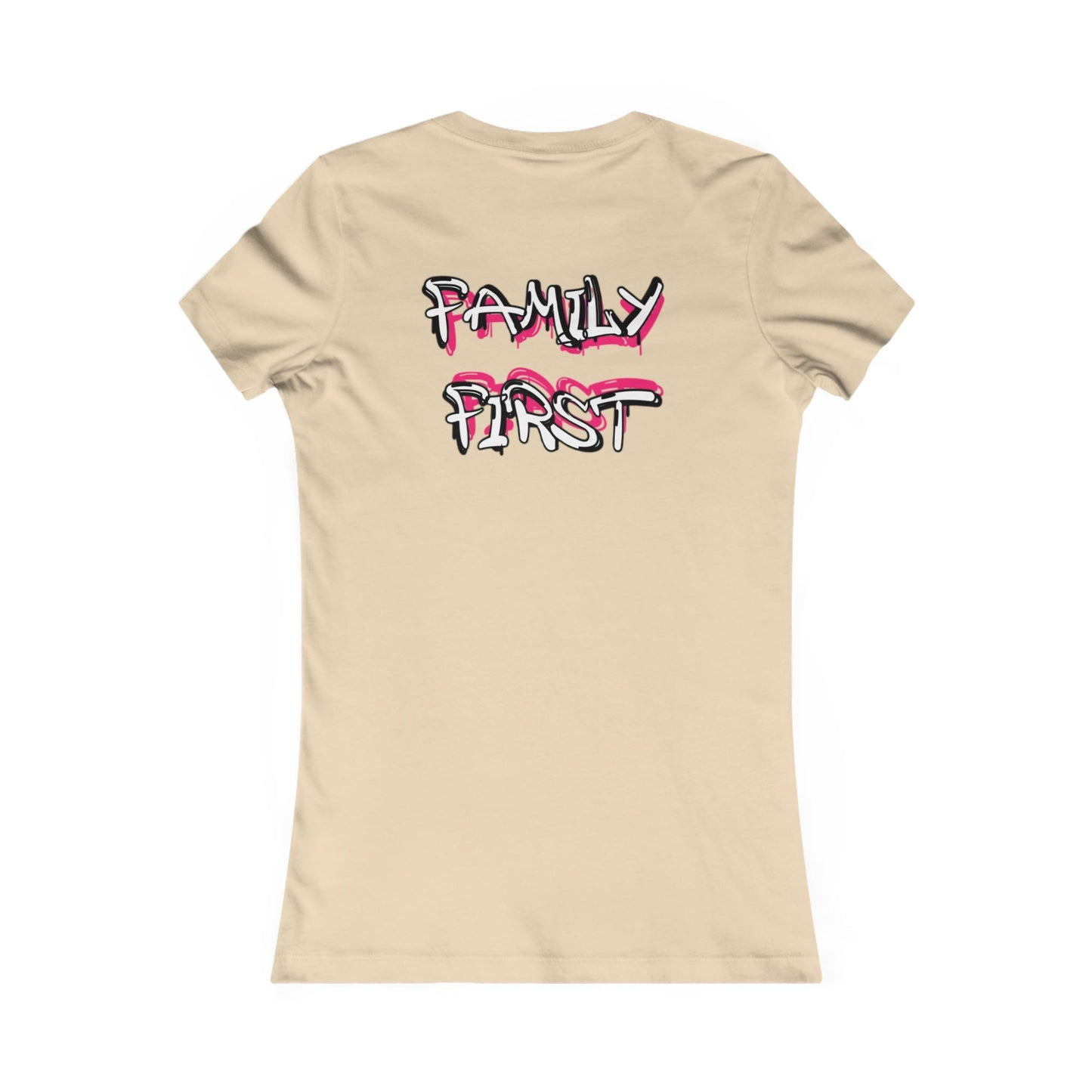 "Family First" Women's Fitted Tee