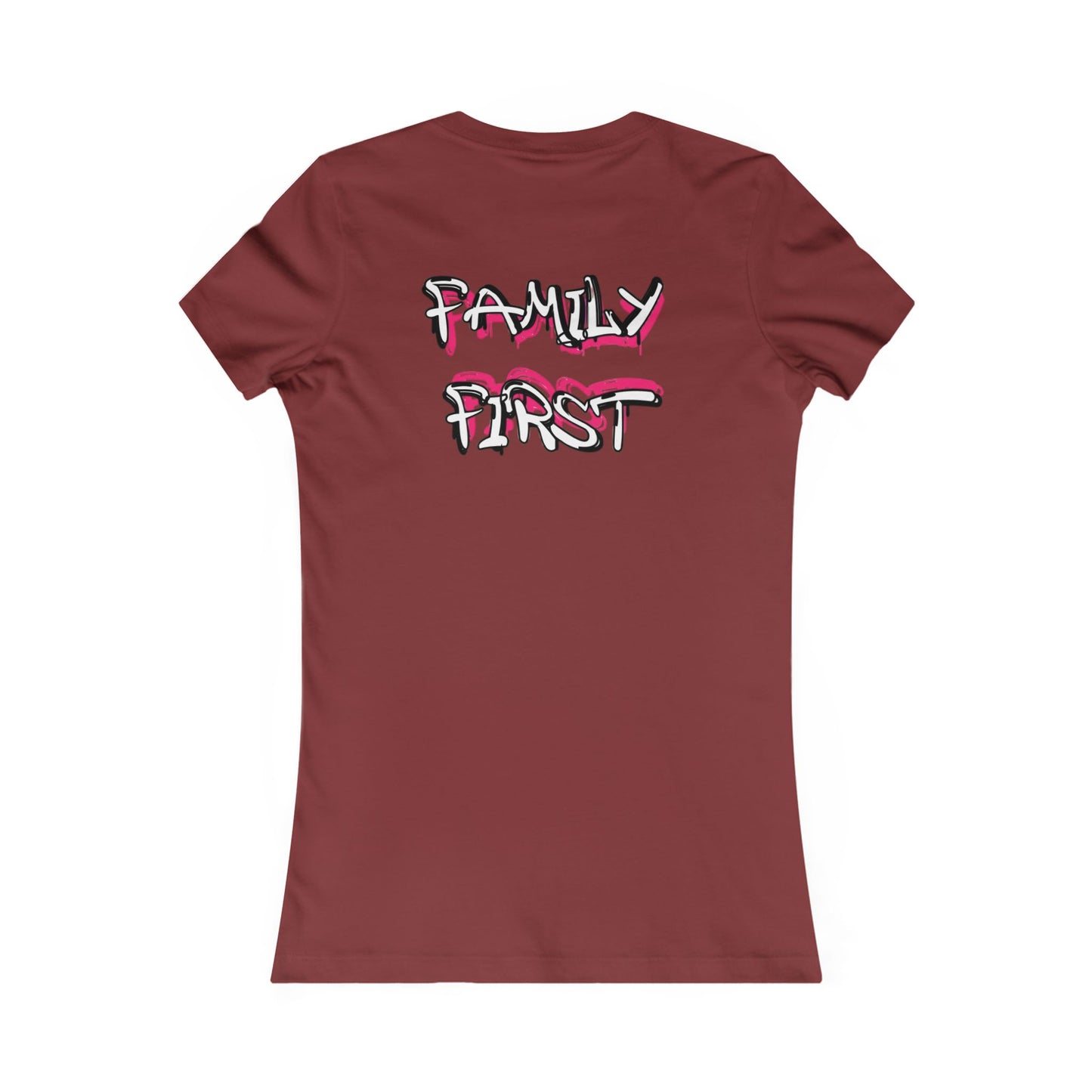 "Family First" Women's Fitted Tee