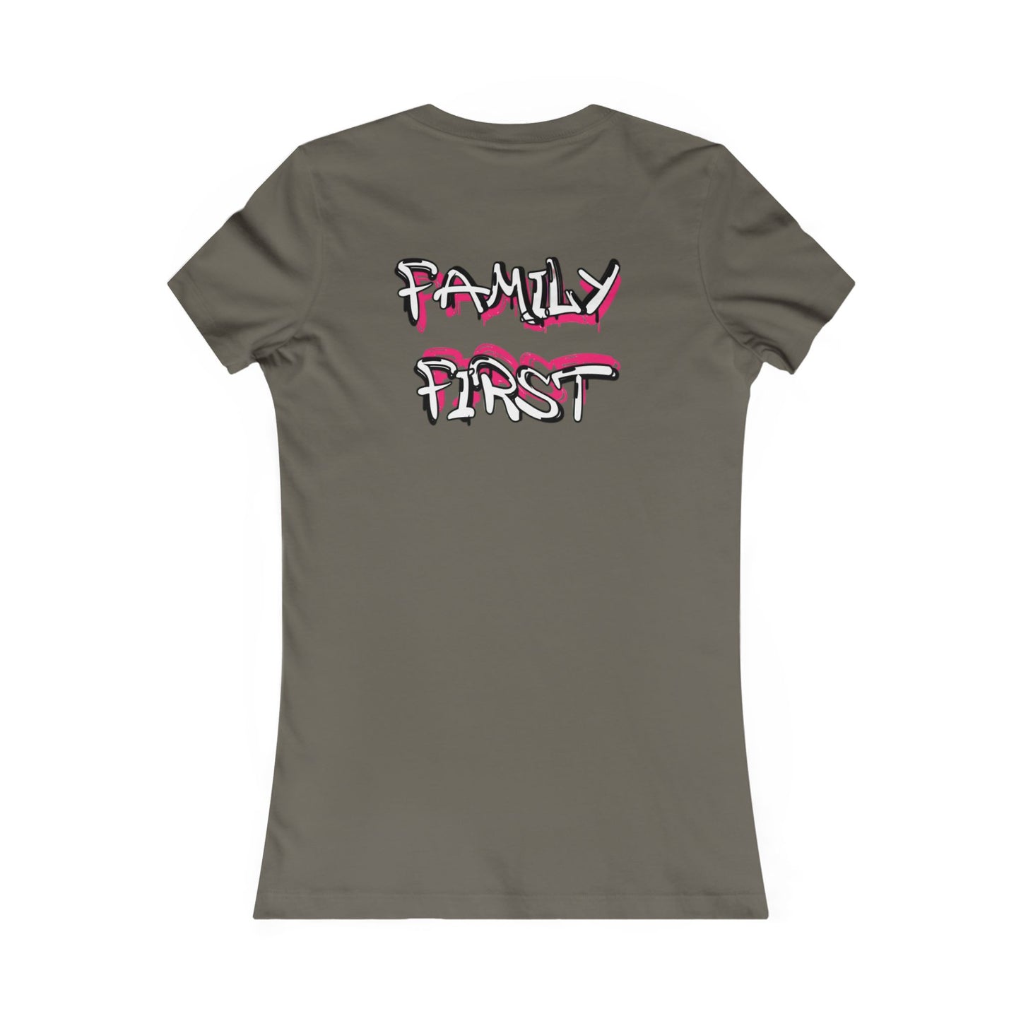 "Family First" Women's Fitted Tee