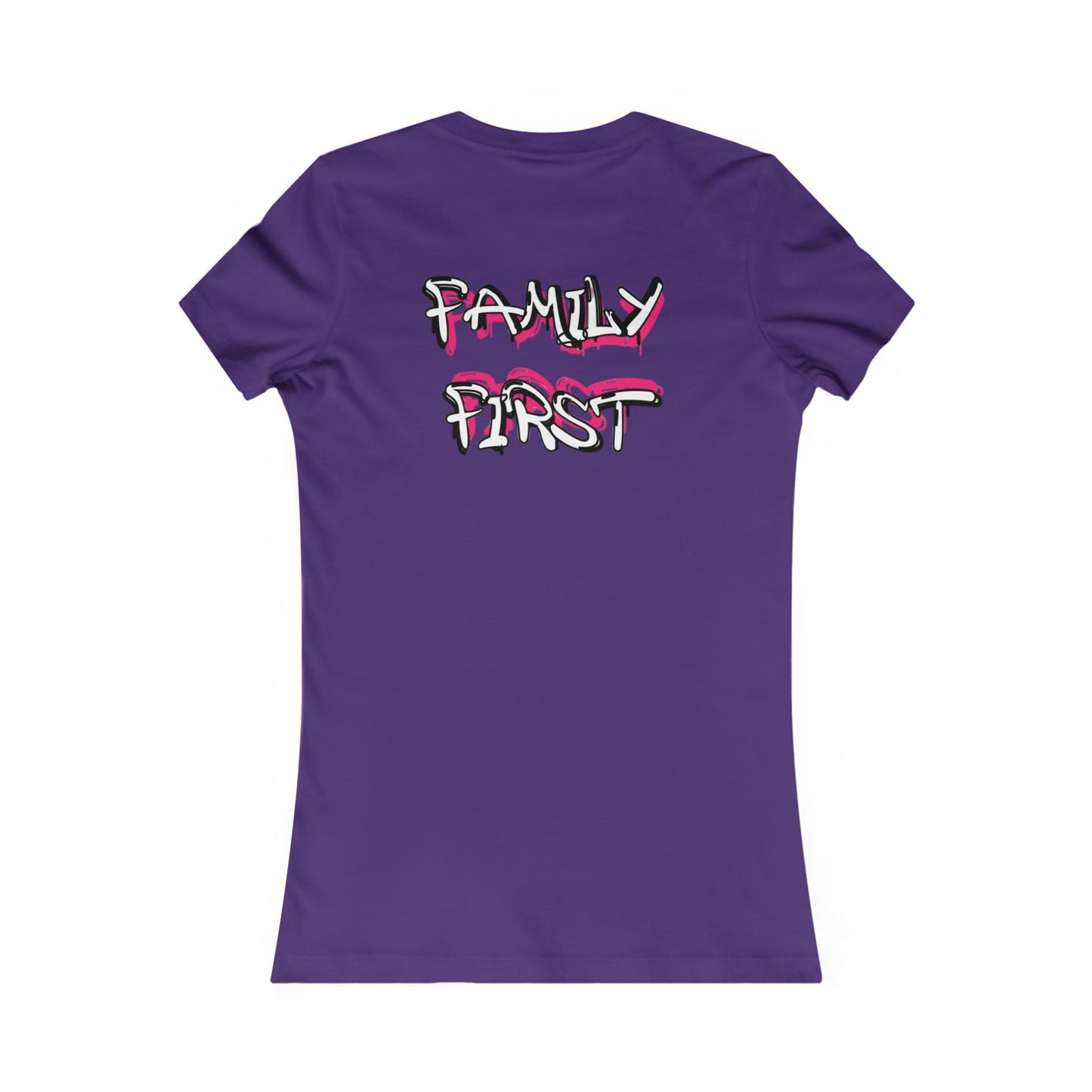 "Family First" Women's Fitted Tee