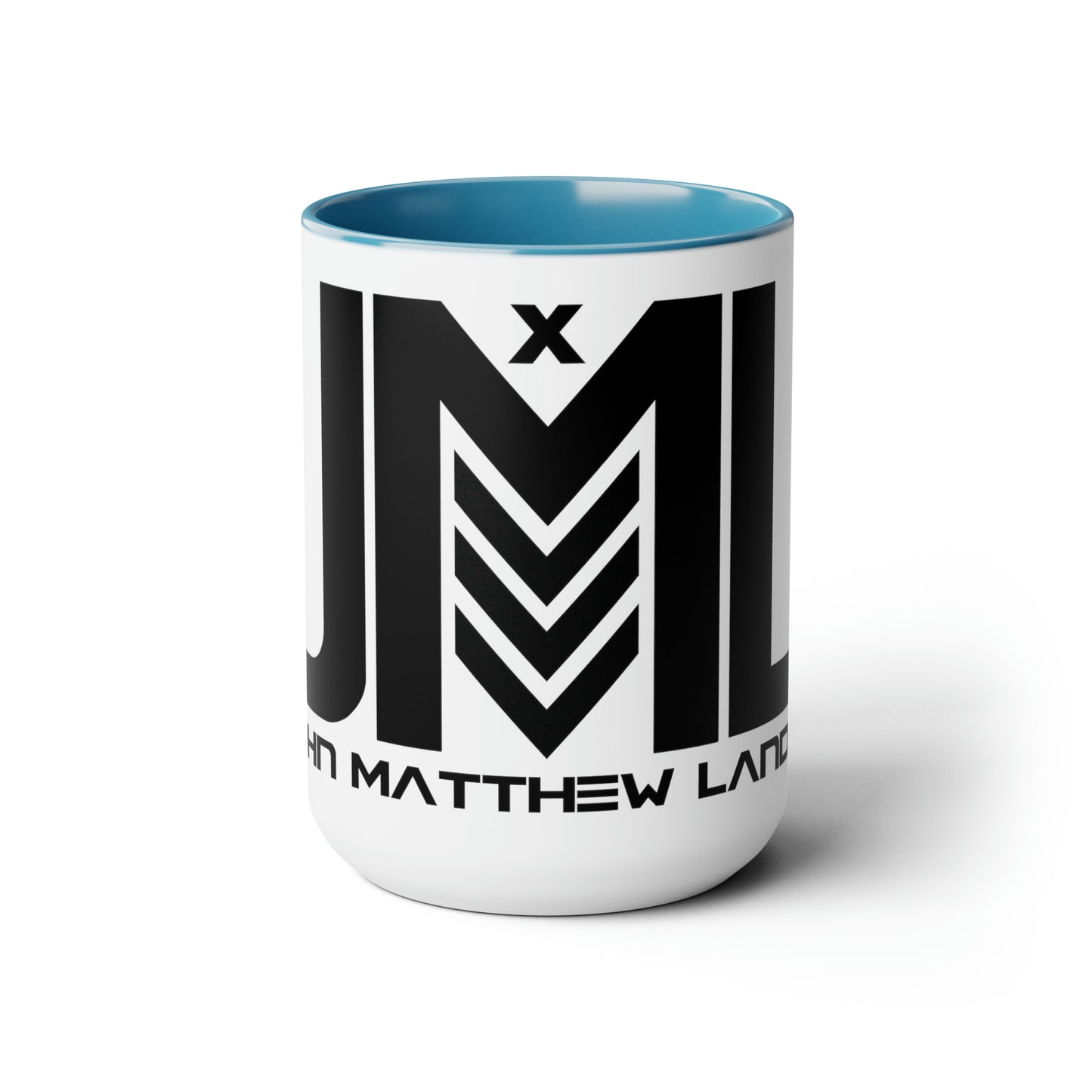 JML "Blotter" Two-Tone Coffee Mugs, 15oz