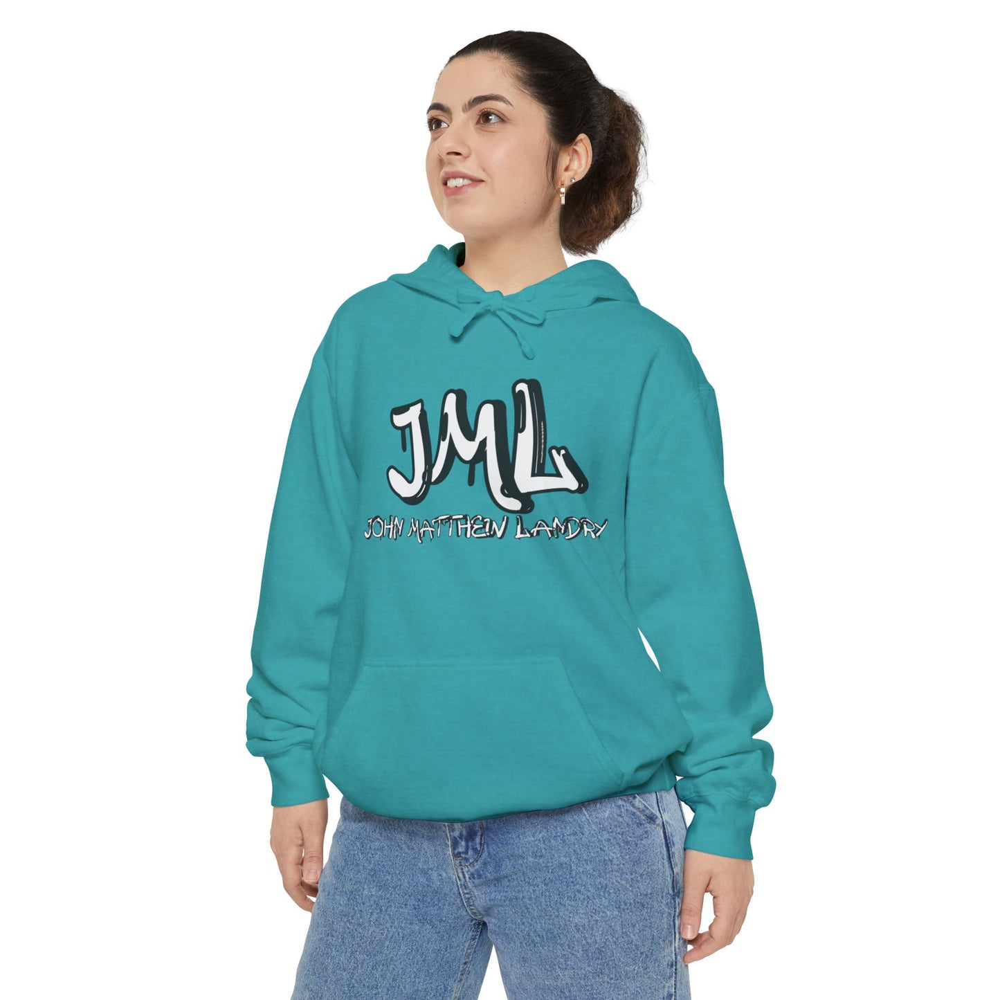Unisex "JML" Garment-Dyed Hoodie