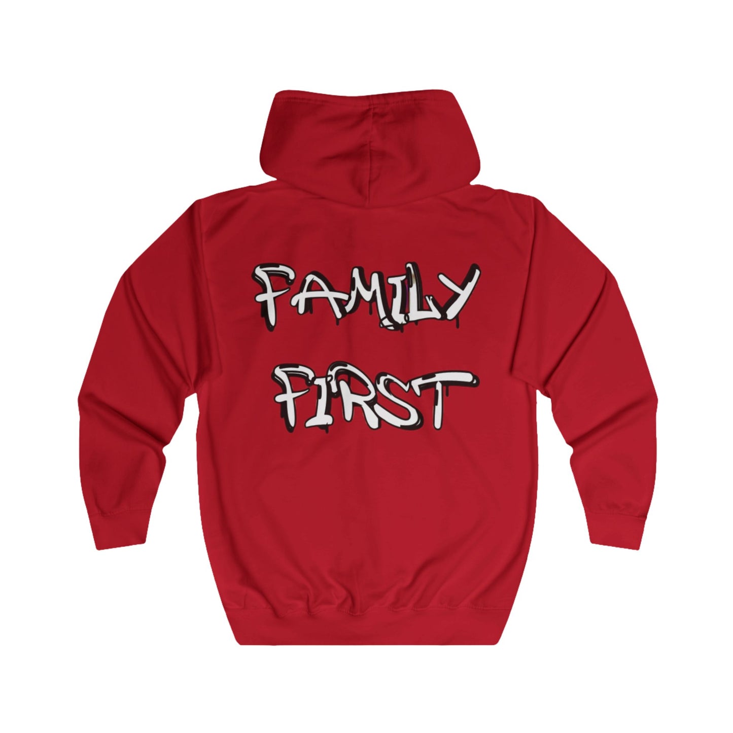 "Family First" Zip Up Hoodie