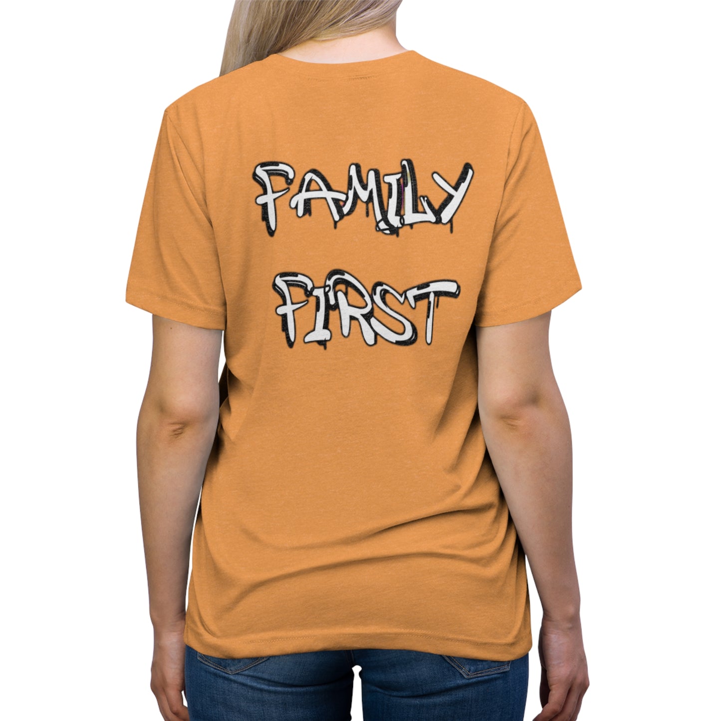 "Family First" Unisex Tri-Blend Tee