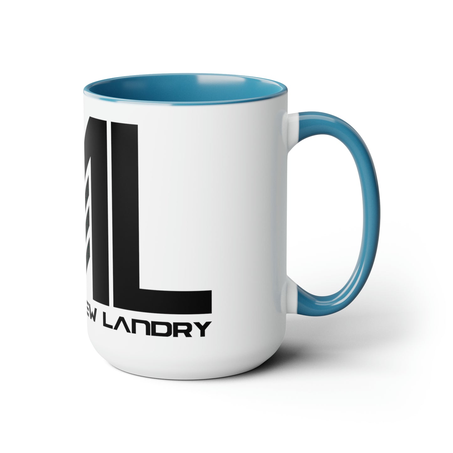JML "Blotter" Two-Tone Coffee Mugs, 15oz