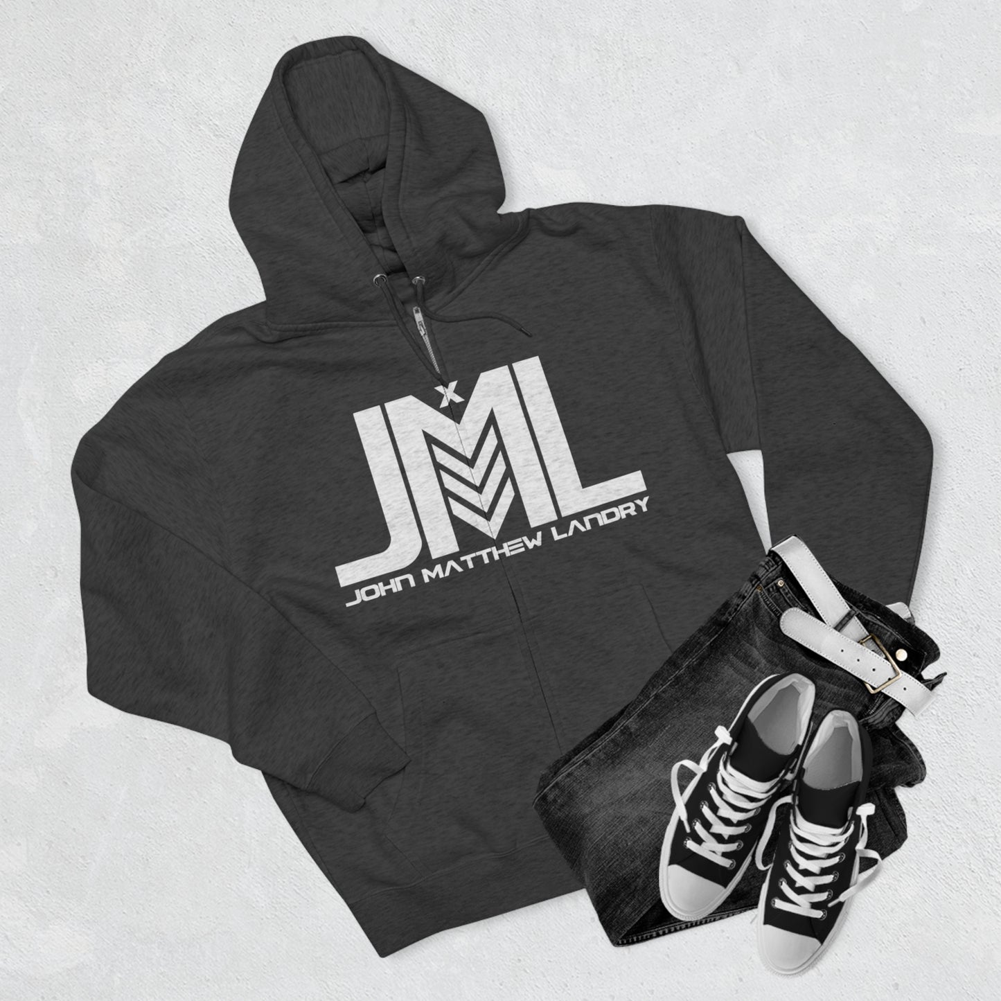 JML Unisex Premium Full Zip Hoodie
