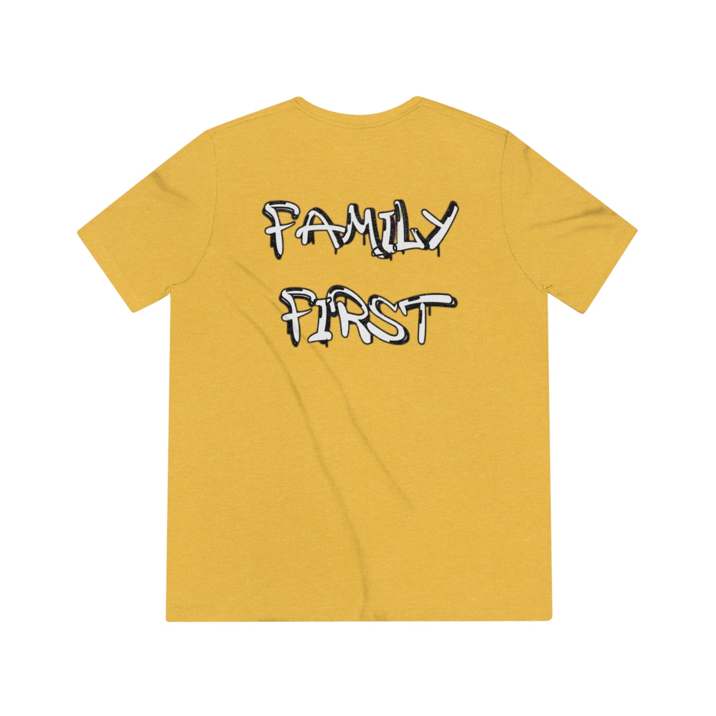 "Family First" Unisex Tri-Blend Tee