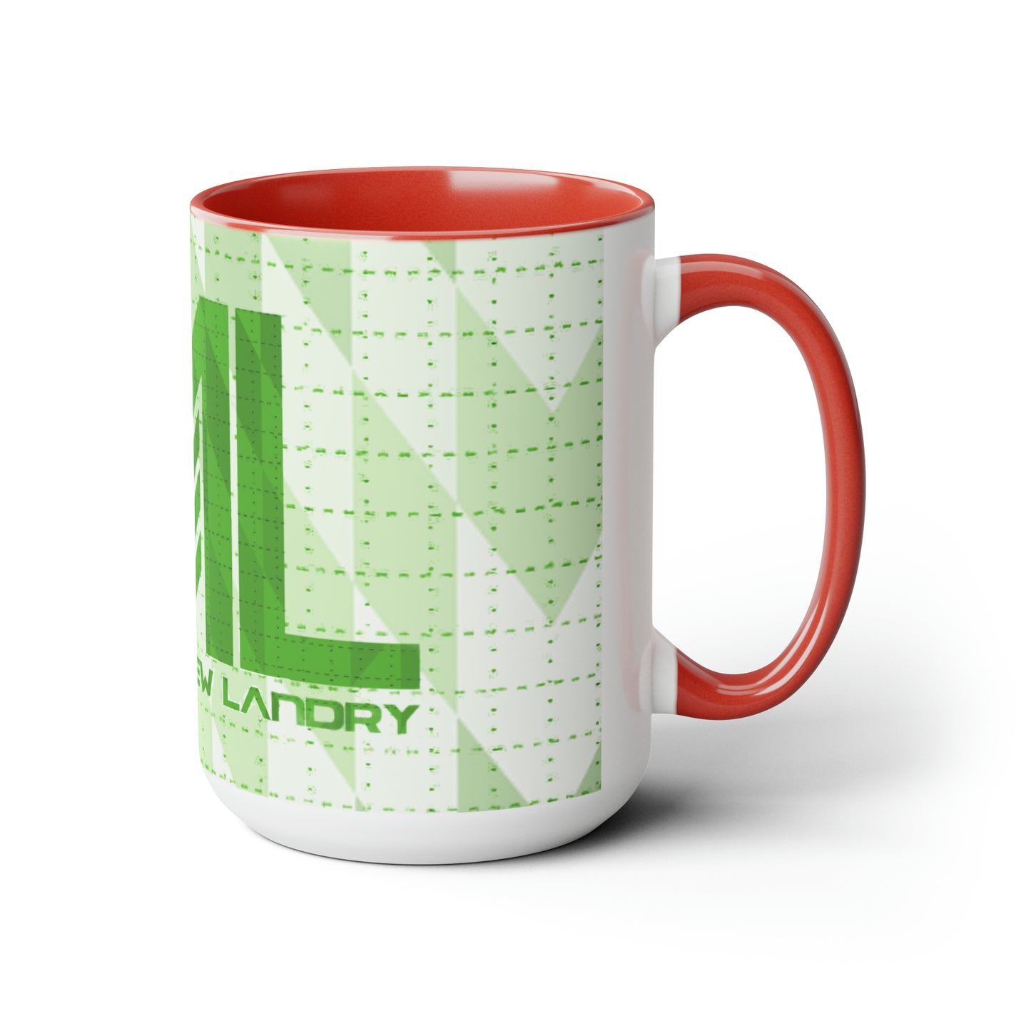 JML "Blotter" Two-Tone Coffee Mugs, 15oz