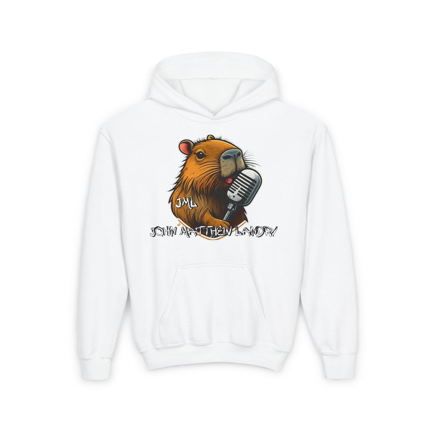 "Canta Capybara" Youth Pullover Hoodie