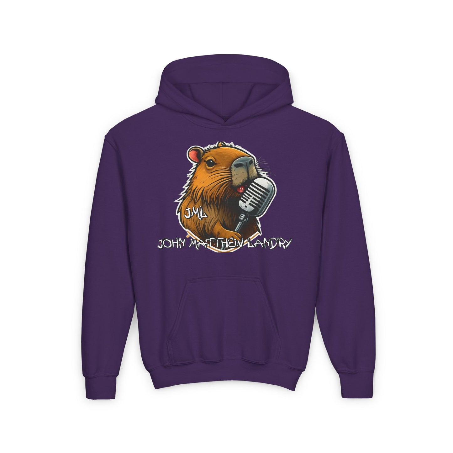 "Canta Capybara" Youth Pullover Hoodie