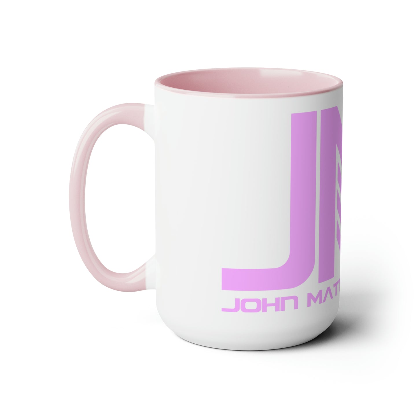 JML "Blotter" Two-Tone Coffee Mugs, 15oz