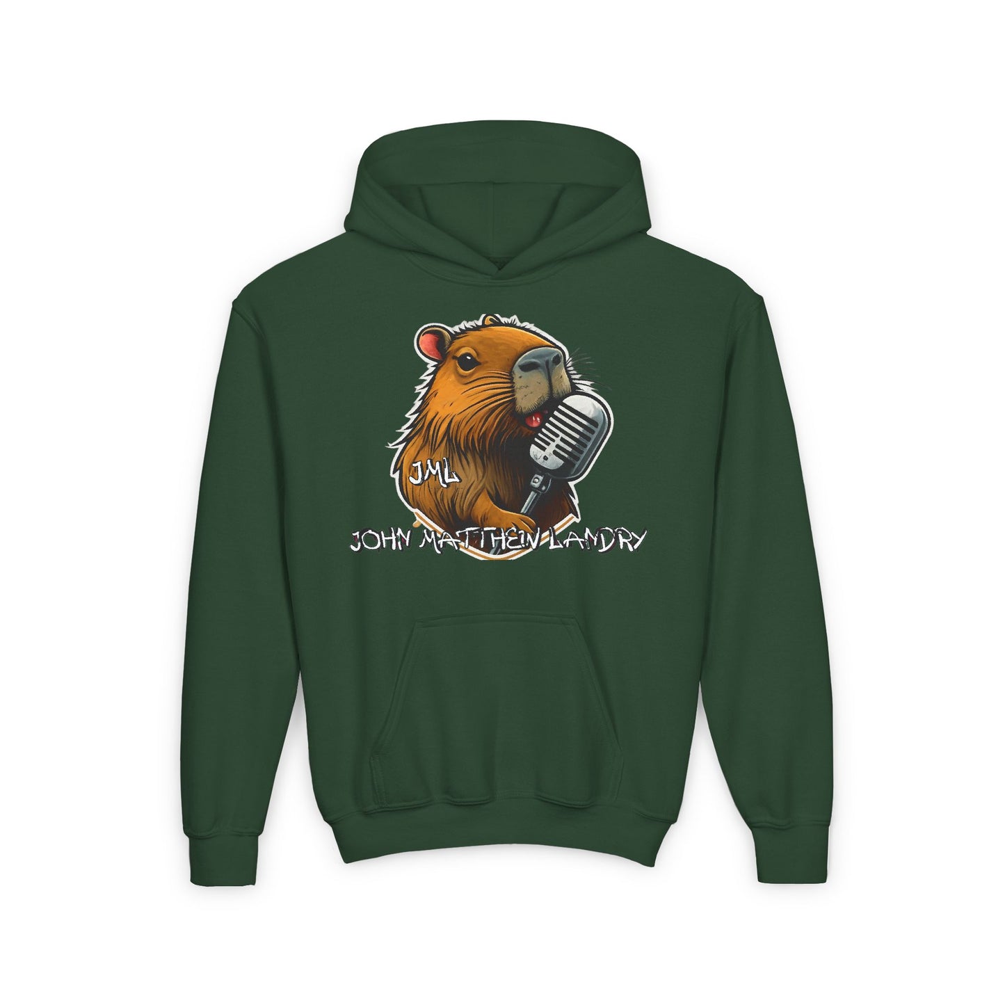 "Canta Capybara" Youth Pullover Hoodie