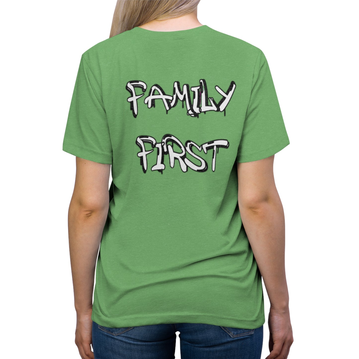 "Family First" Unisex Tri-Blend Tee