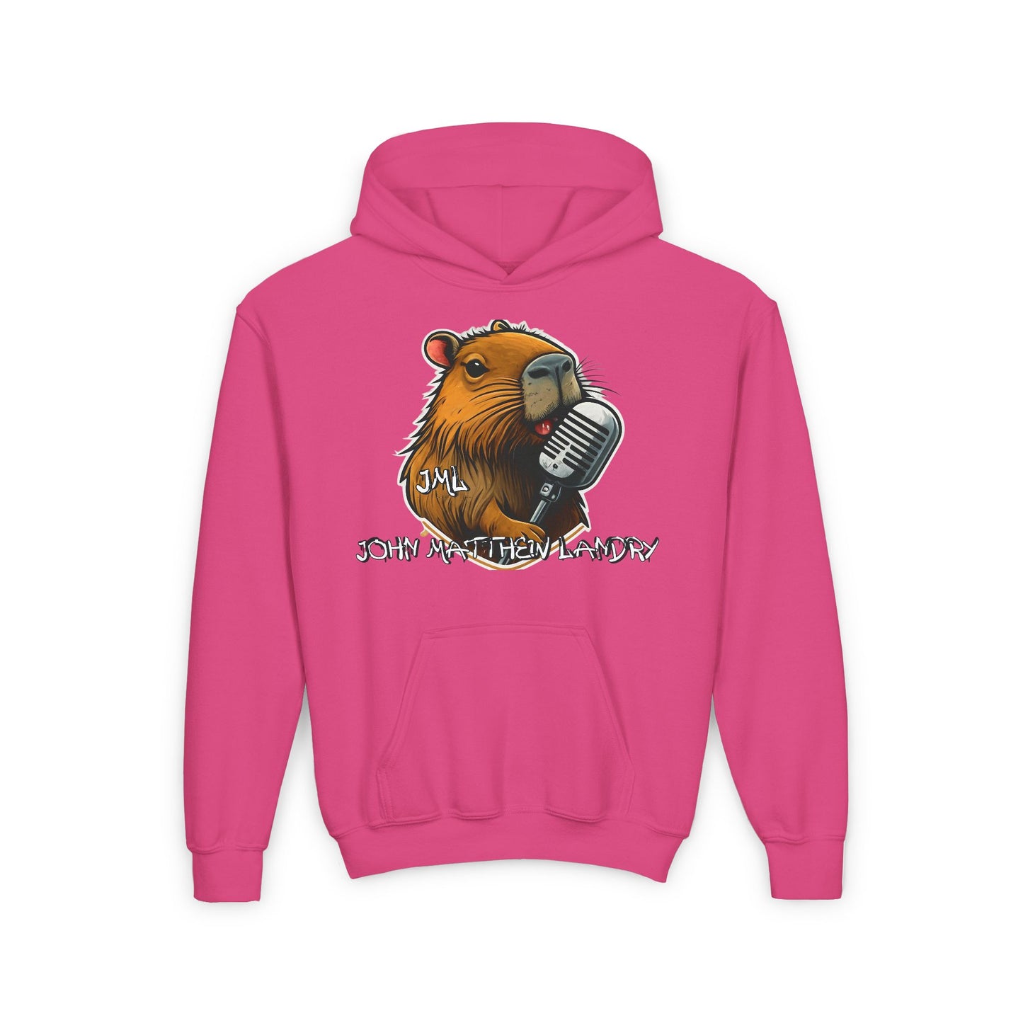 "Canta Capybara" Youth Pullover Hoodie