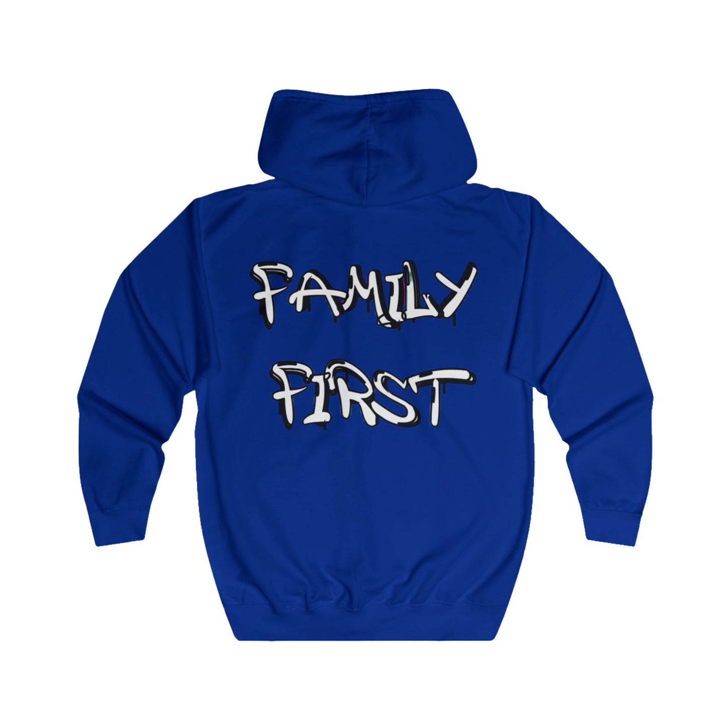 "Family First" Zip Up Hoodie