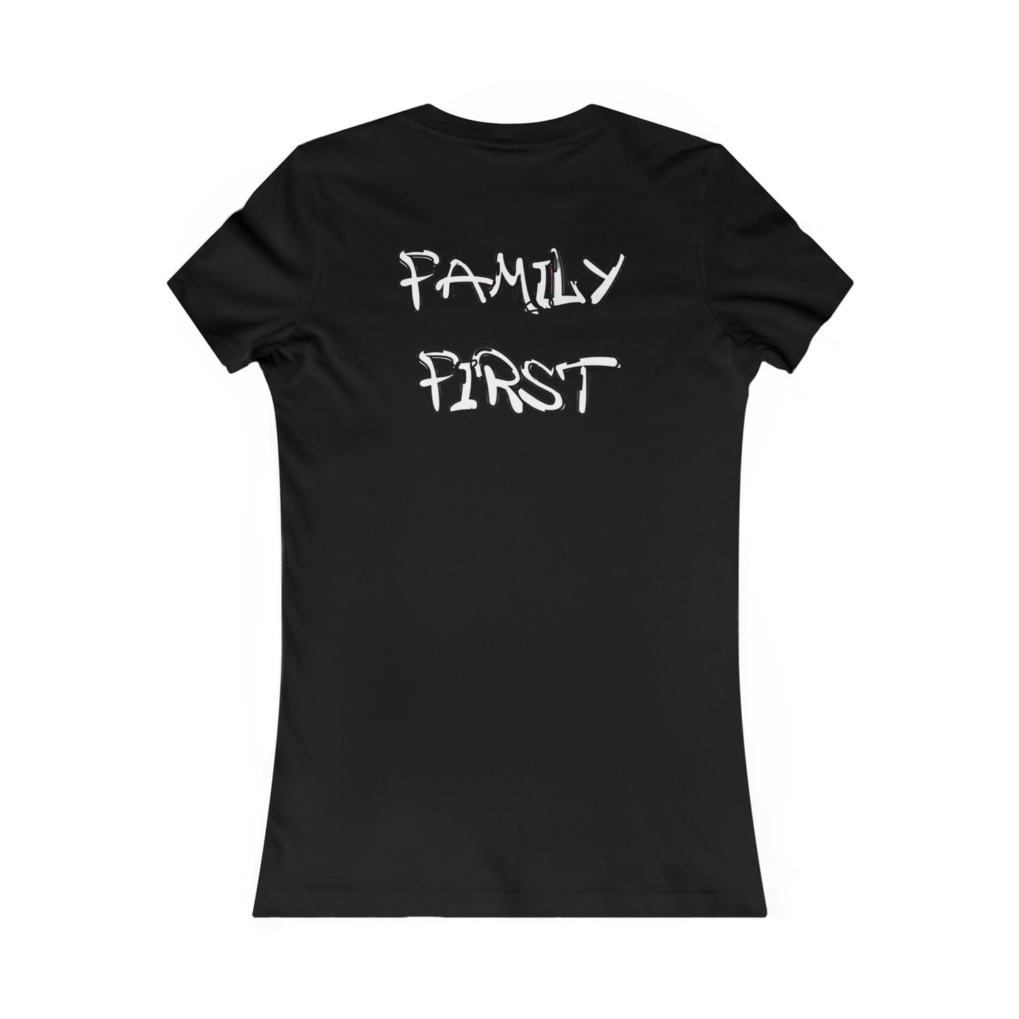 "Family First" Women's Fitted Tee