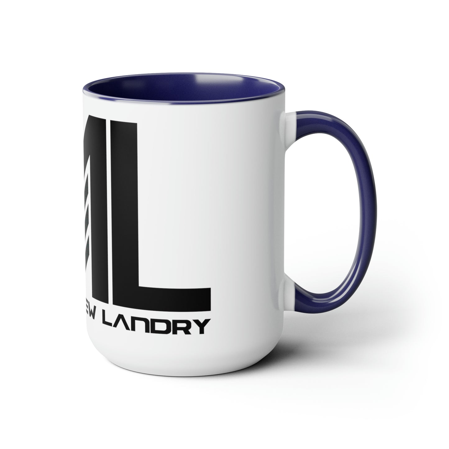 JML "Blotter" Two-Tone Coffee Mugs, 15oz