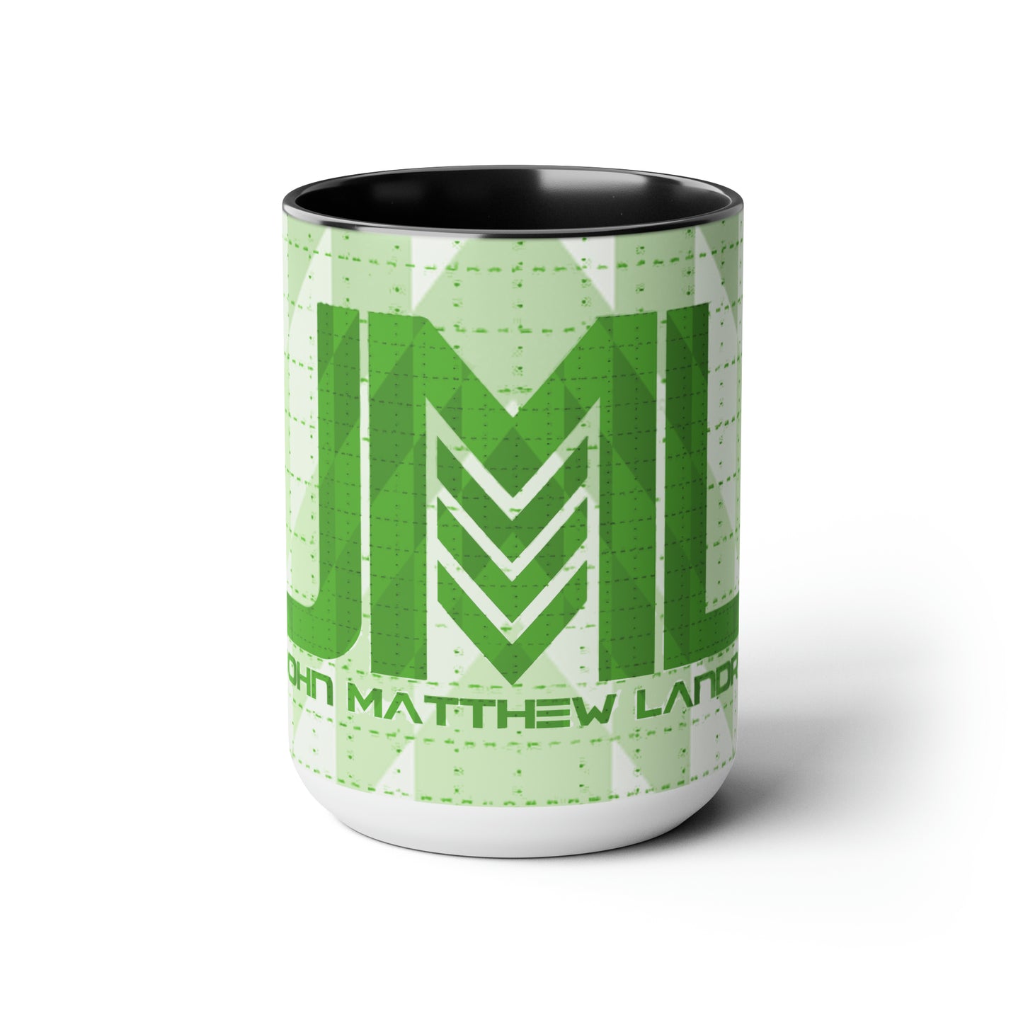 JML "Blotter" Two-Tone Coffee Mugs, 15oz