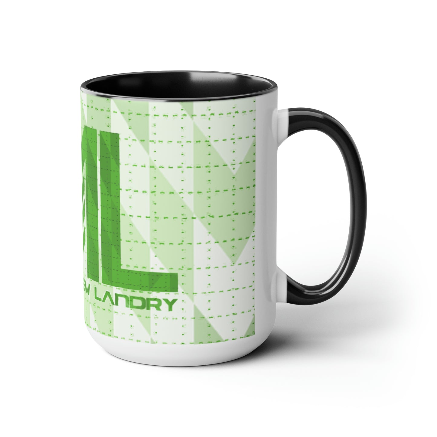 JML "Blotter" Two-Tone Coffee Mugs, 15oz