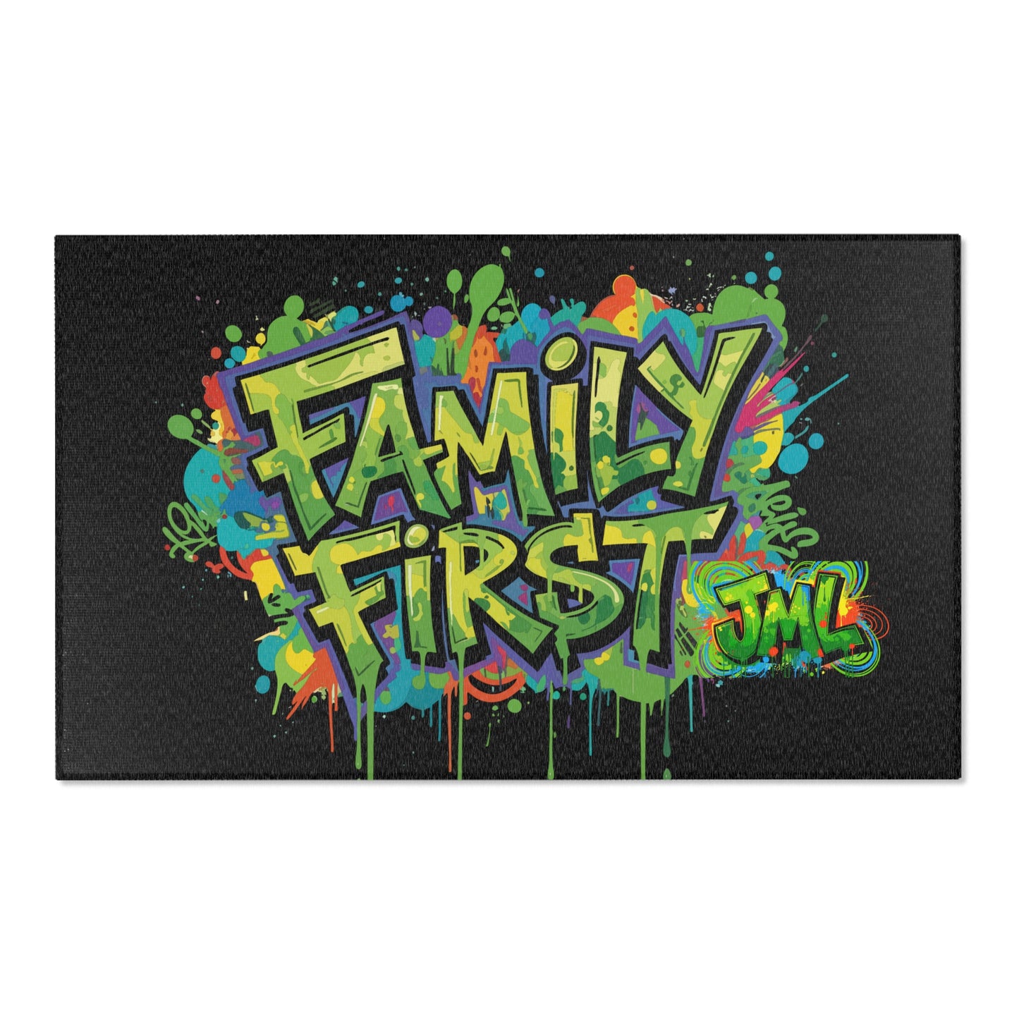 'Family First' Area Rug