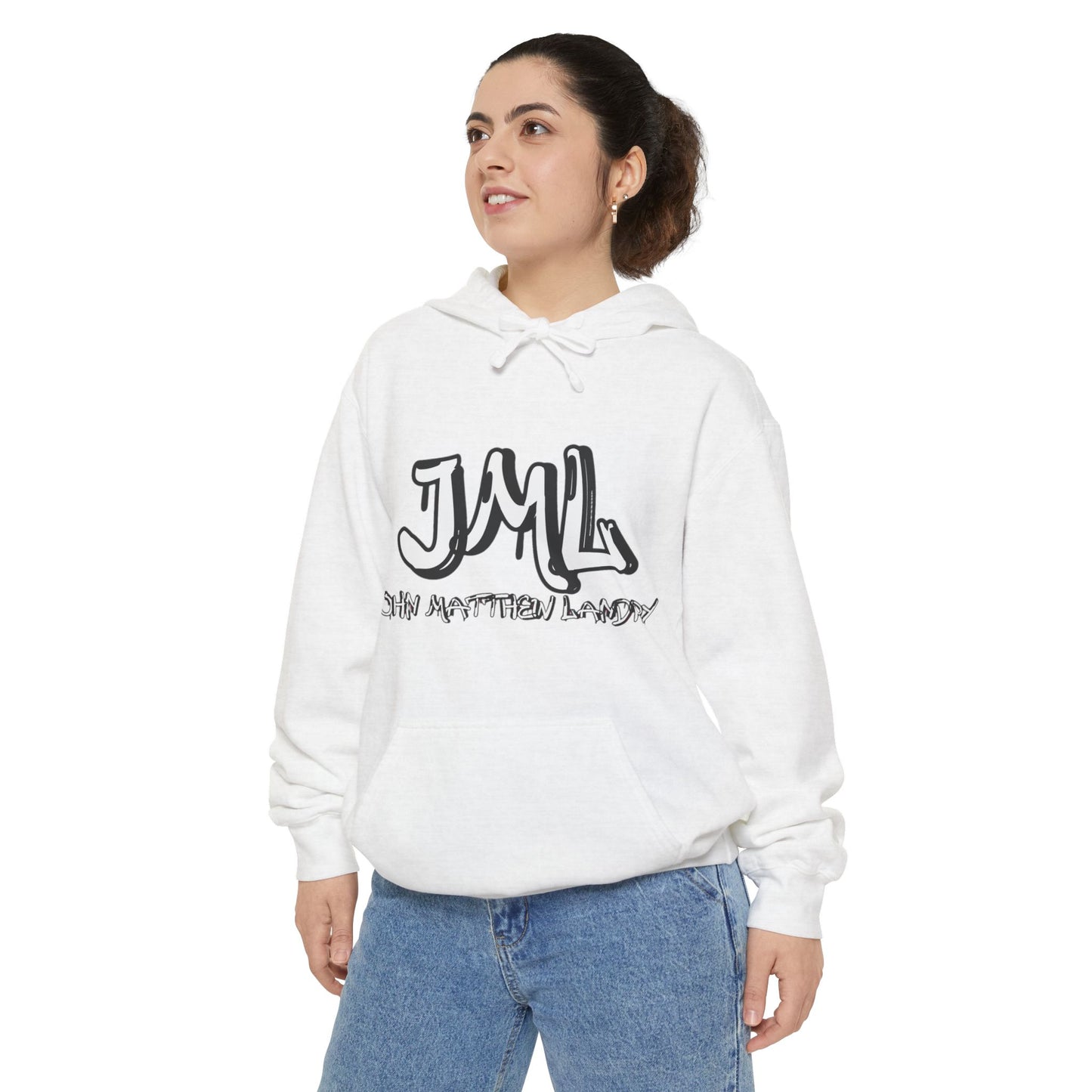Unisex "JML" Garment-Dyed Hoodie