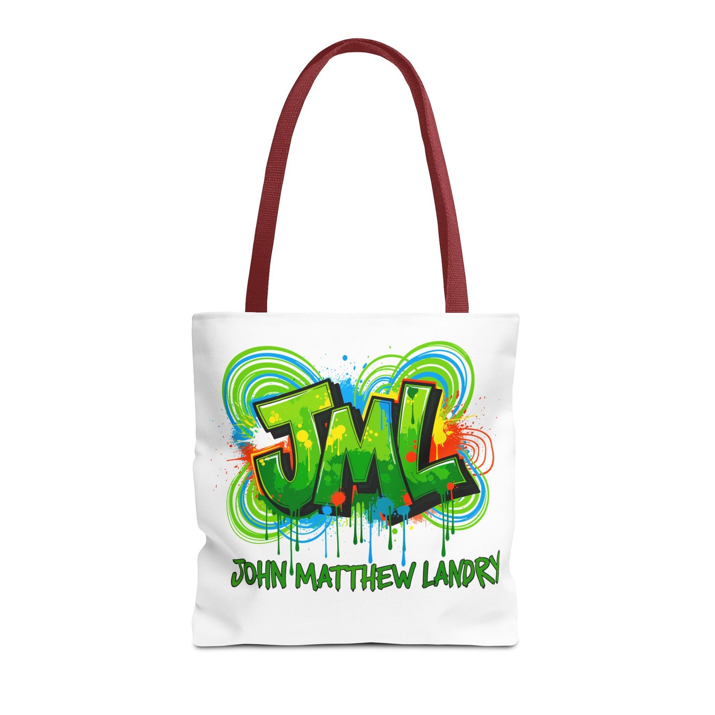 Graffiti "Family First" Tote Bag — Personalized JML Street Art Tote