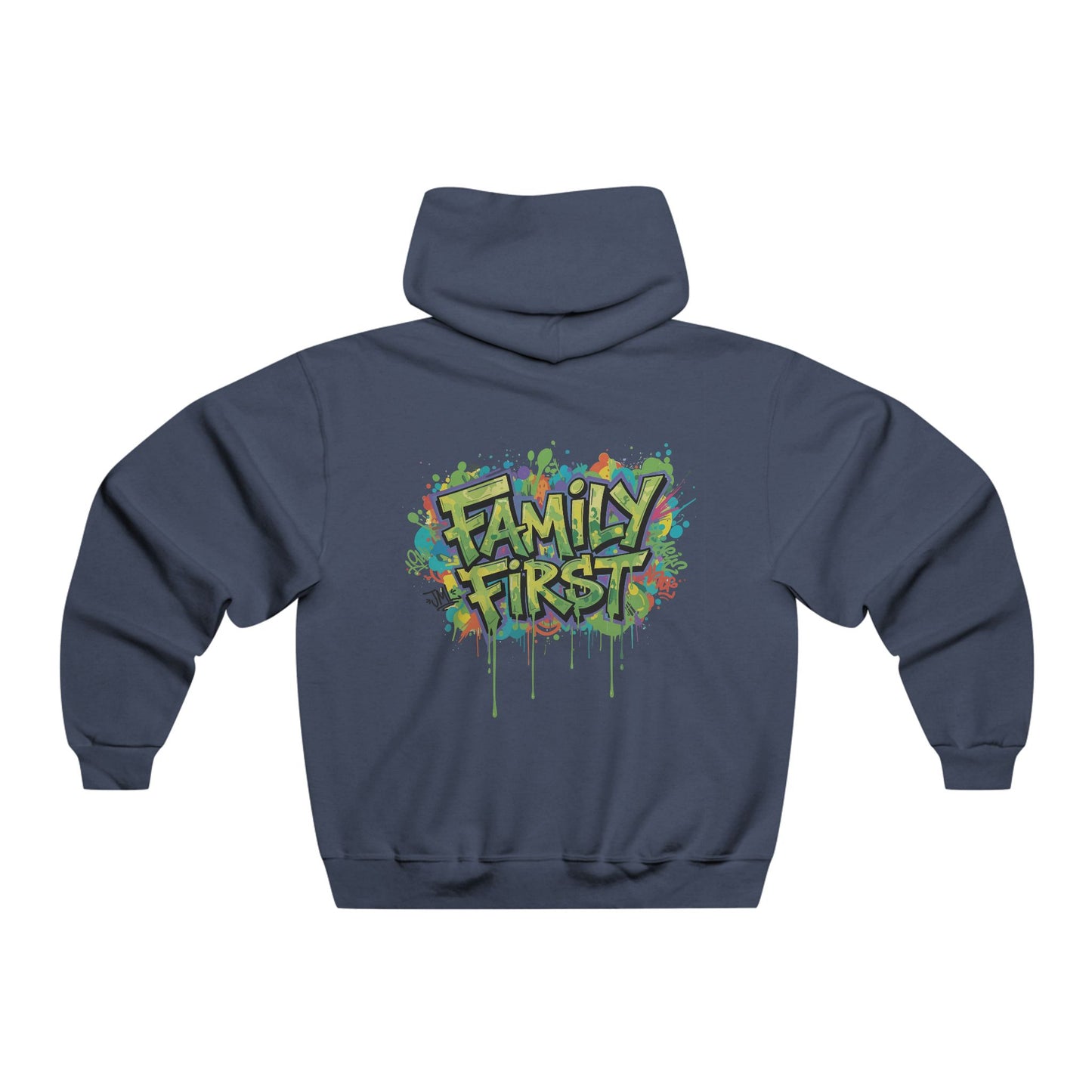 Graffiti 'Family First' JML Pullover Hoodie