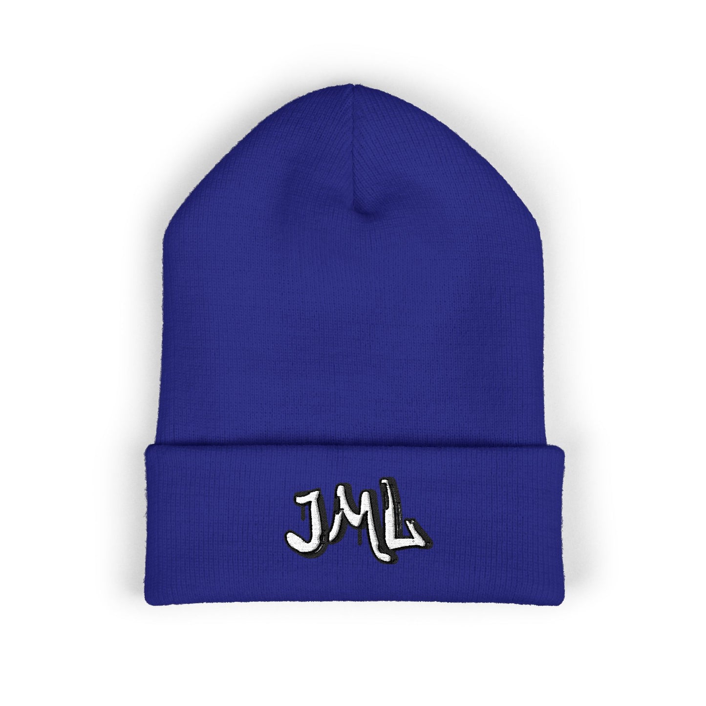 Embroidered 'JML' Cuffed Beanie