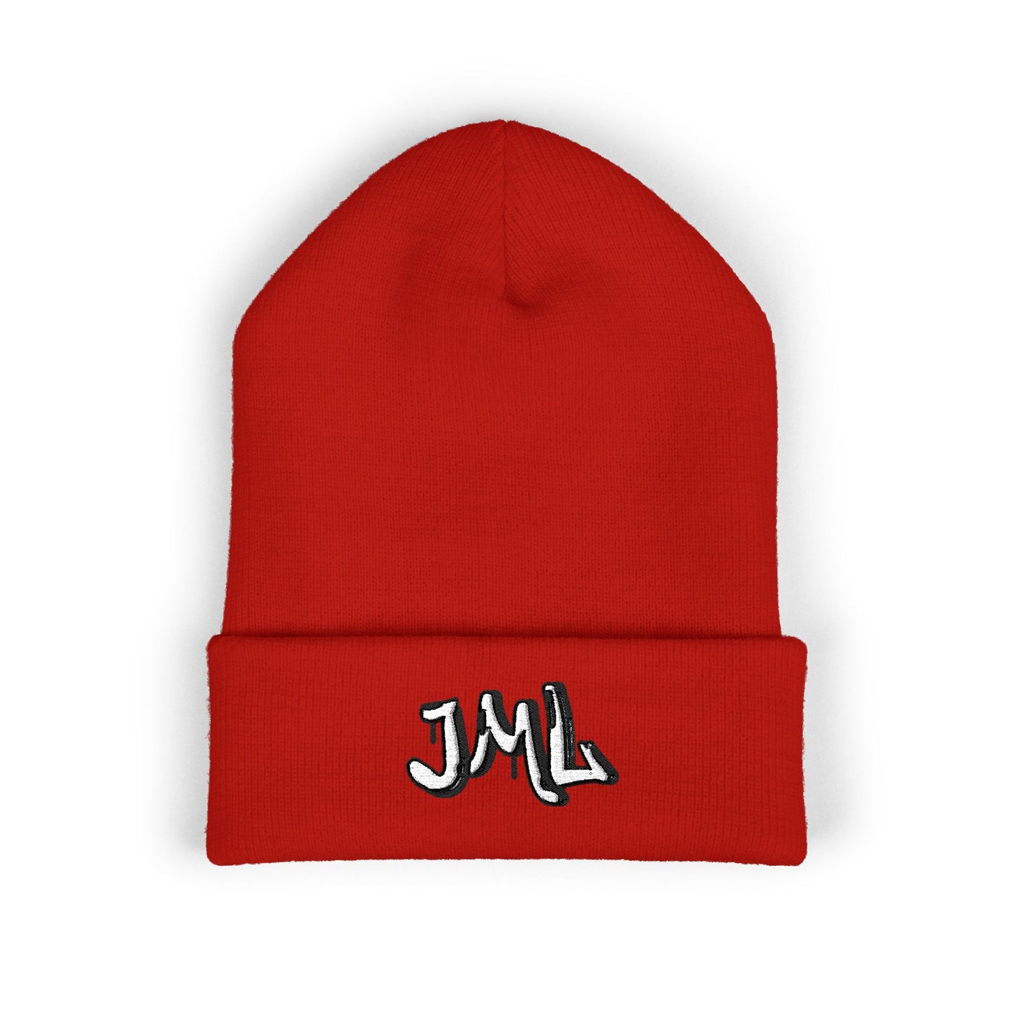 Embroidered 'JML' Cuffed Beanie